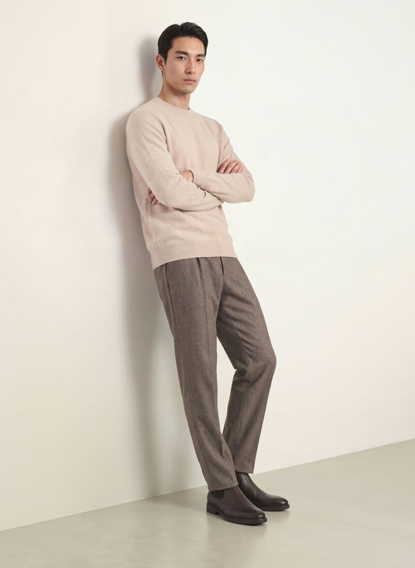 PROFUOMO Pullover: BEIGE