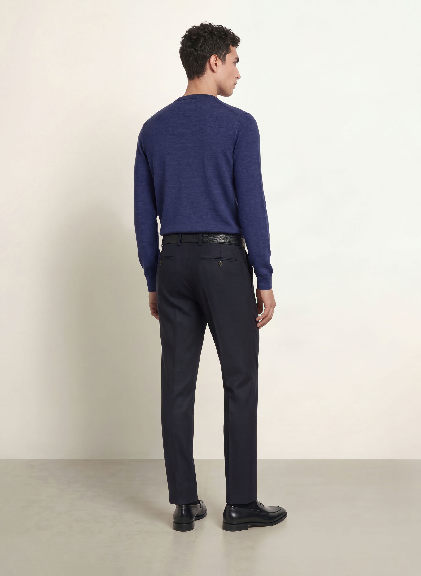 PROFUOMO Pullover: BLAU