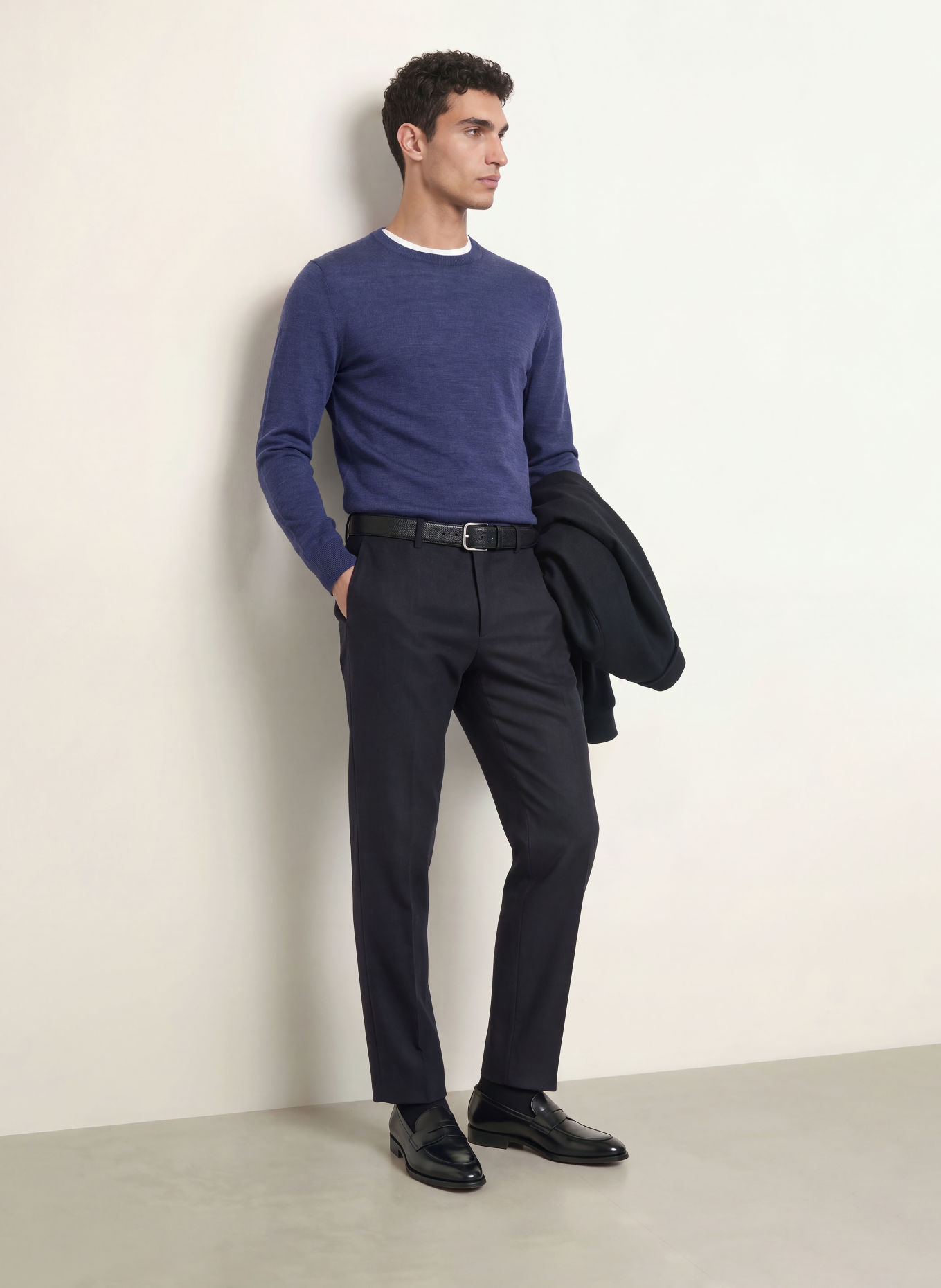 PROFUOMO Pullover: BLAU