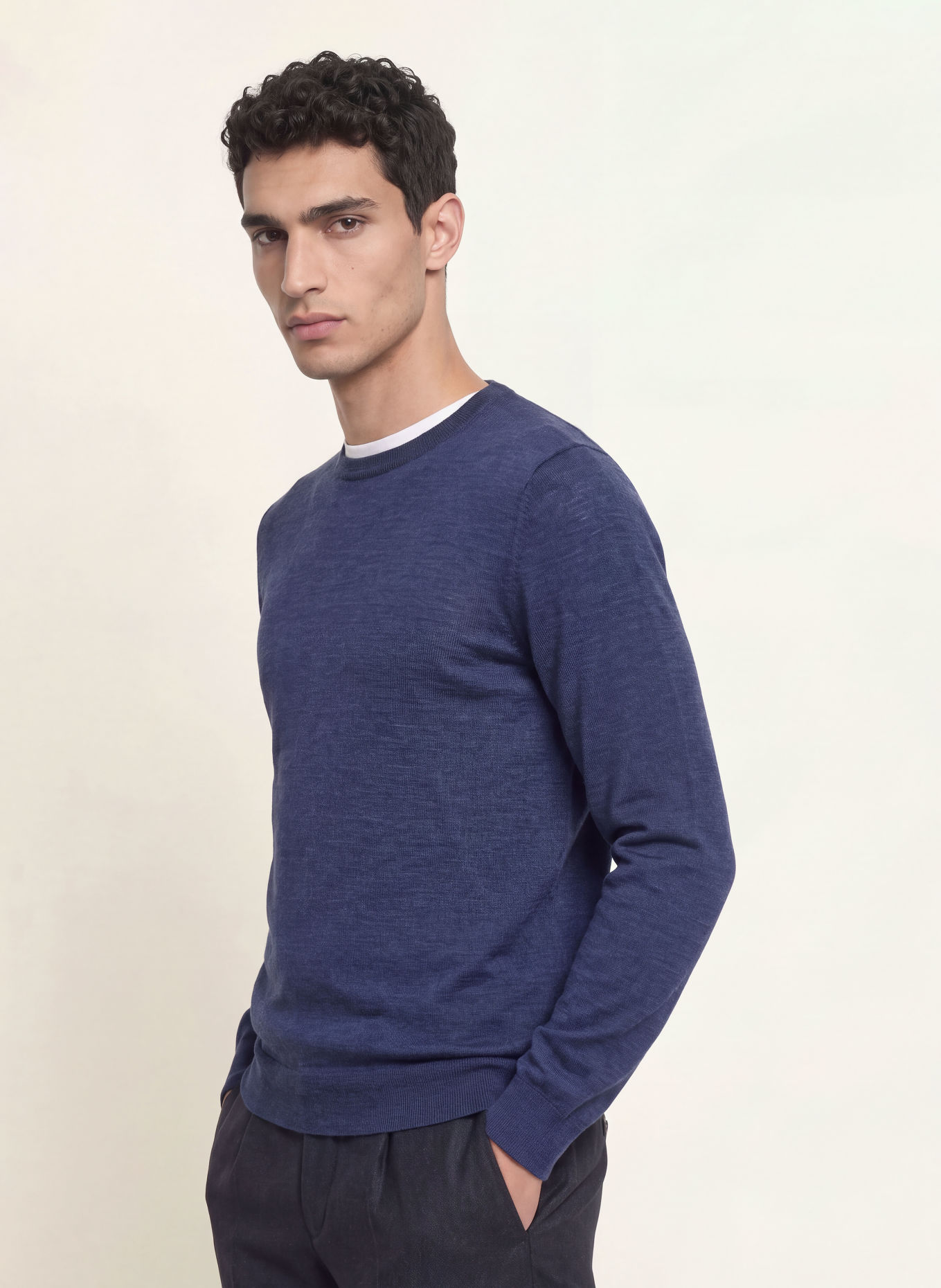 PROFUOMO Pullover: BLAU