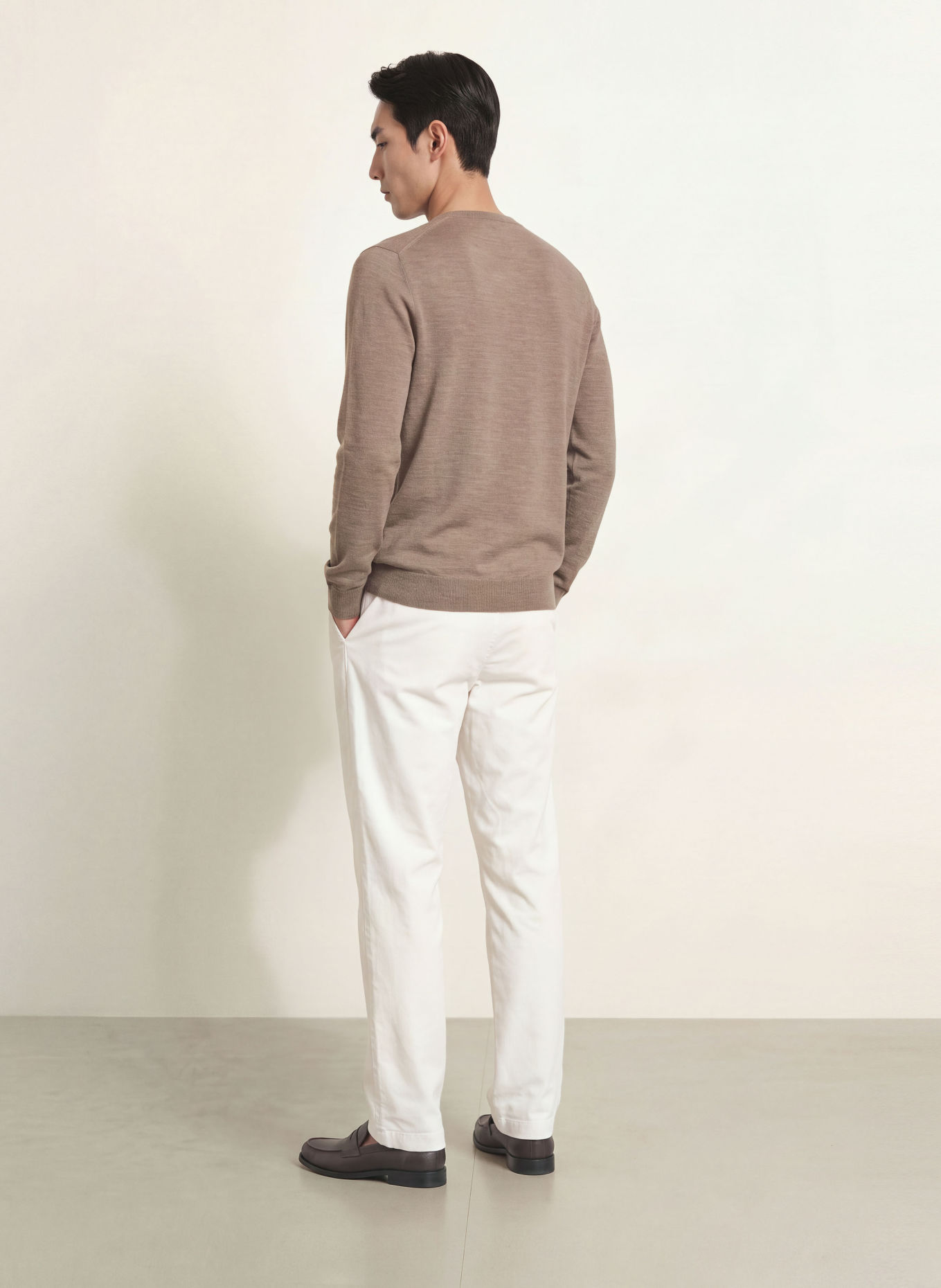 PROFUOMO Pullover: BRAUN
