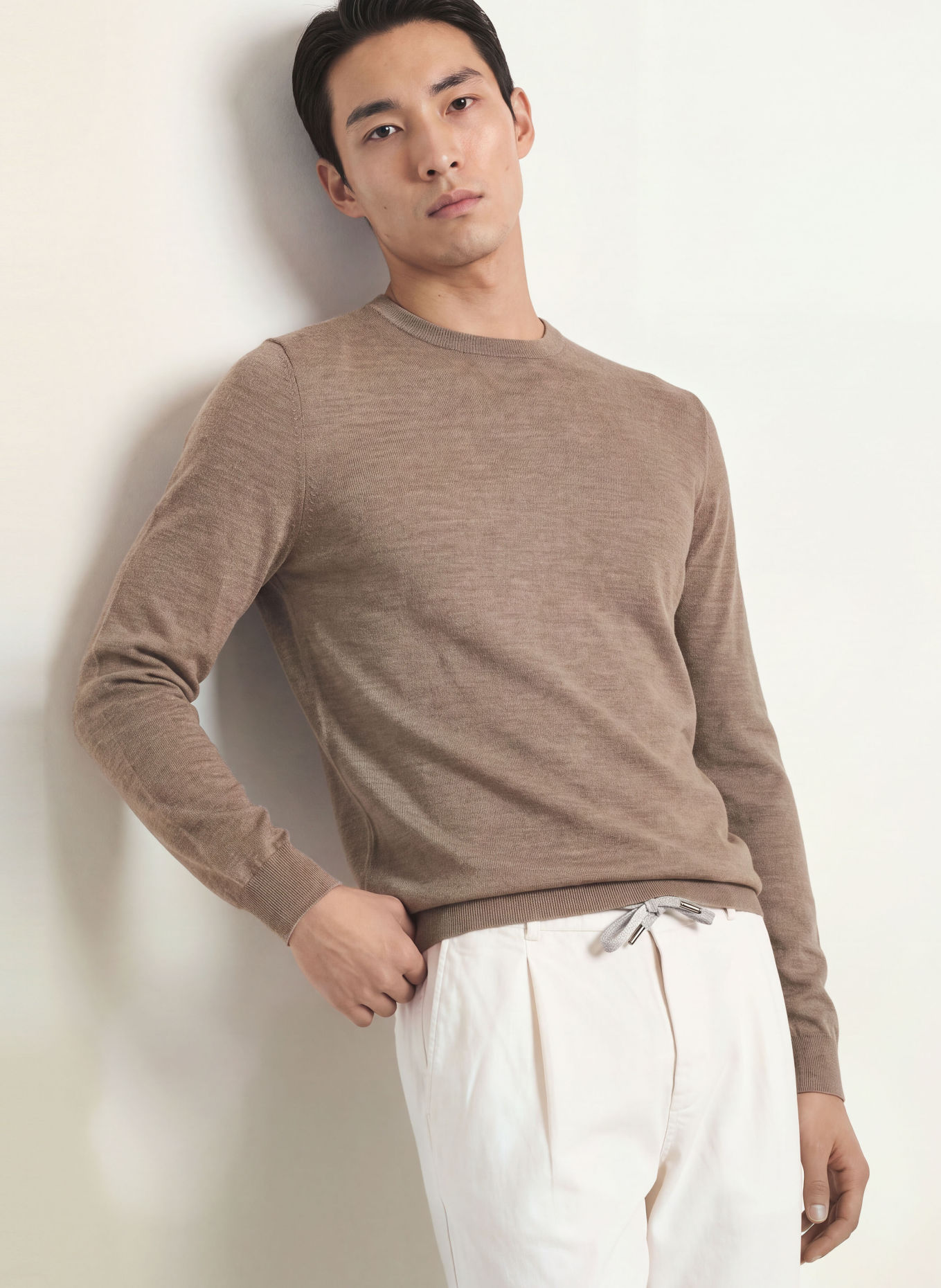 PROFUOMO Pullover: BRAUN