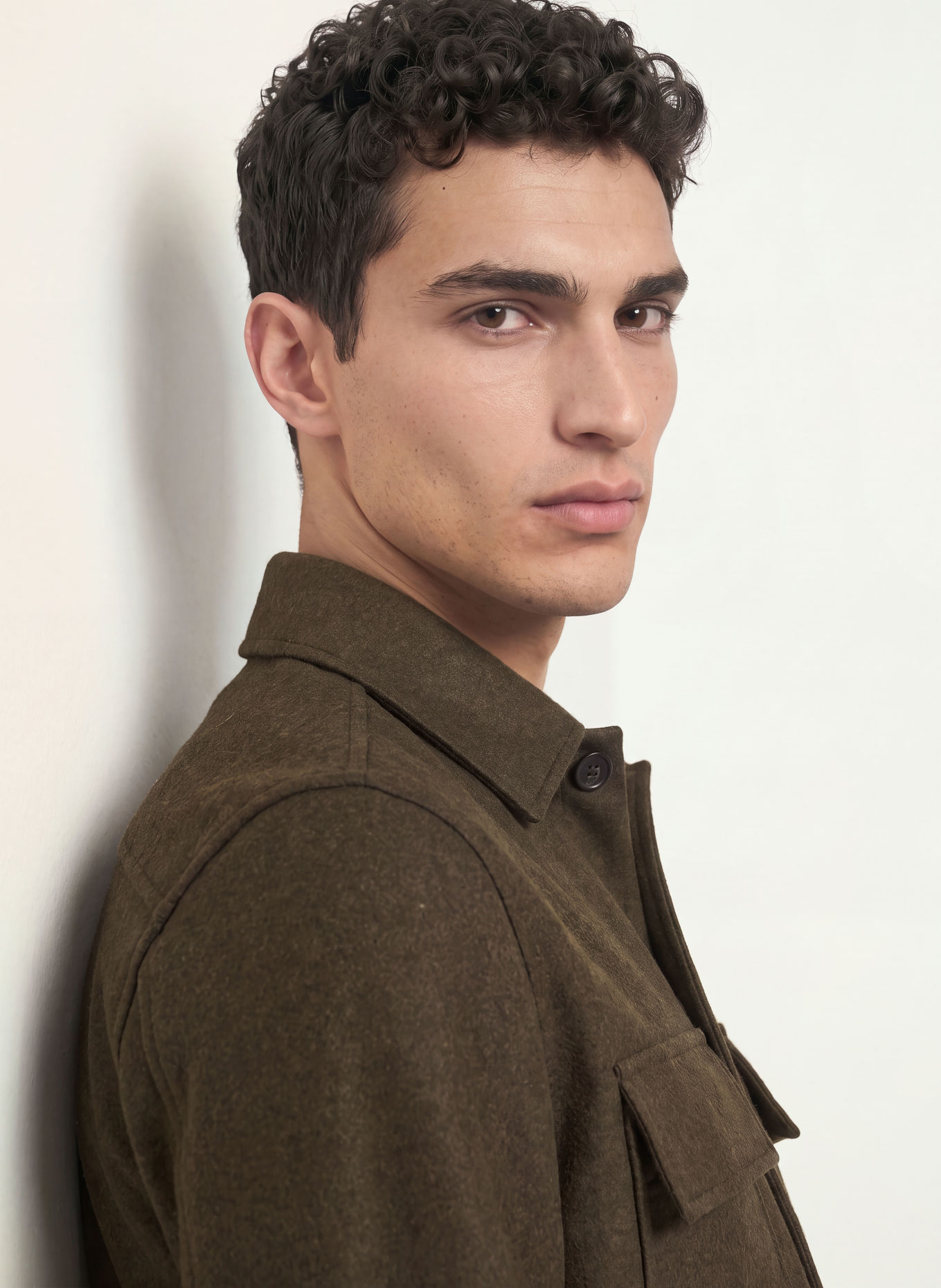 PROFUOMO Flanell-Overshirt: DUNKELGRÜN