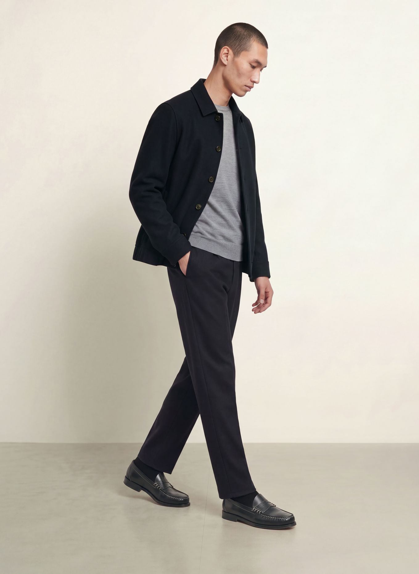 PROFUOMO Blouson: DUNKELBLAU