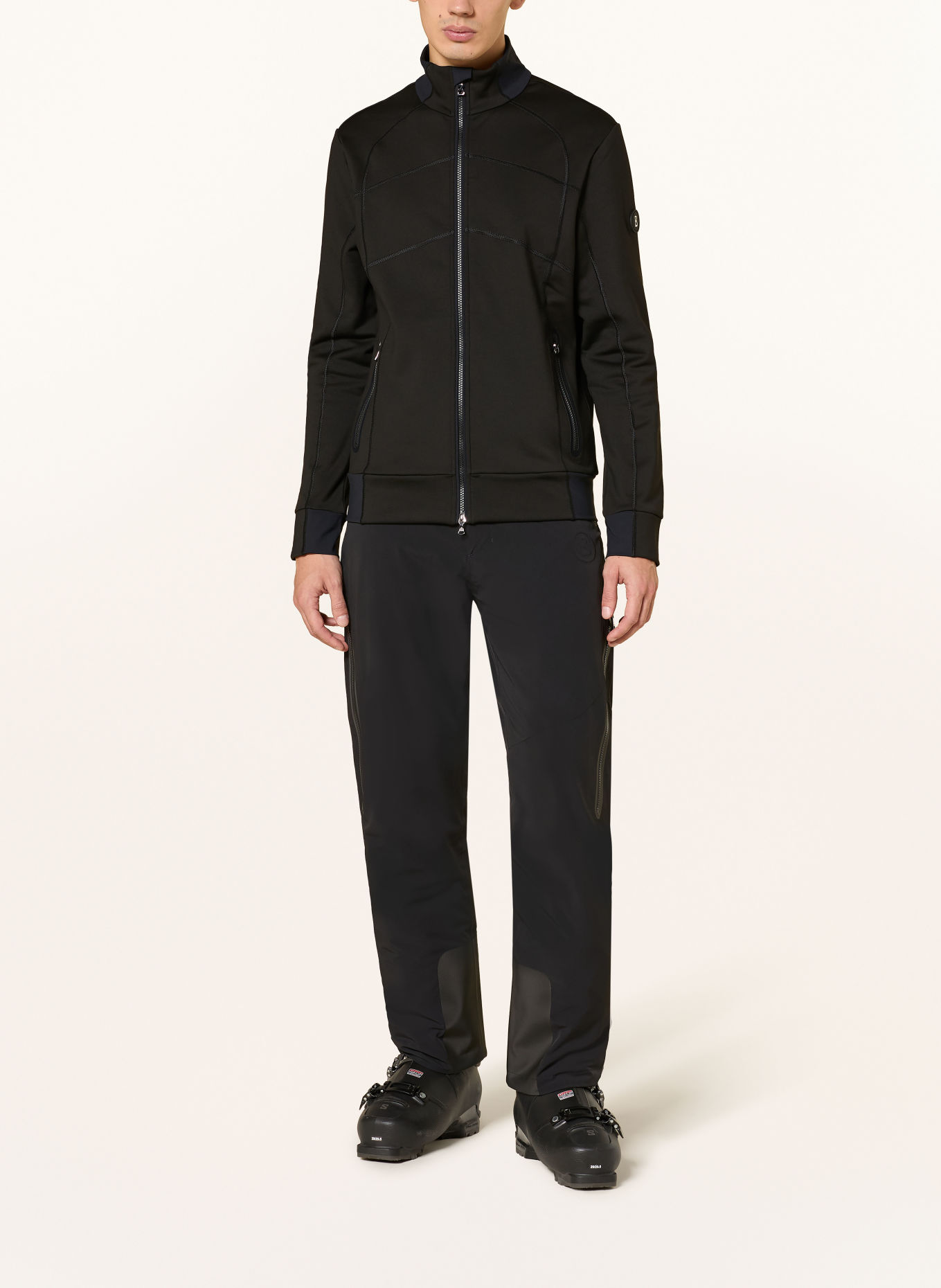 BOGNER Midlayer-jas HAYO: ZWART