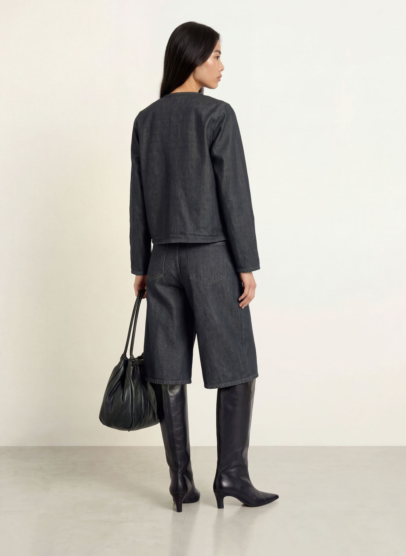 SELECTED Jeansblazer: DARK GREY DENIM