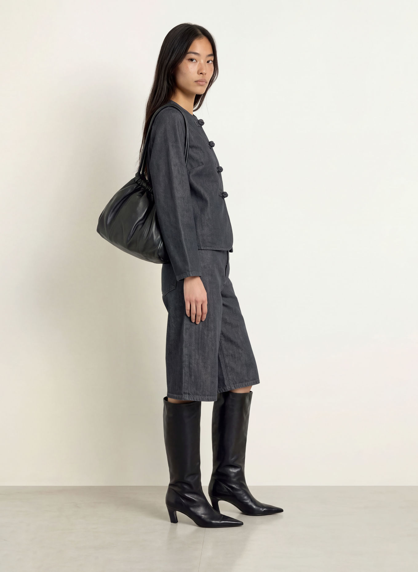 SELECTED Jeansblazer: DARK GREY DENIM