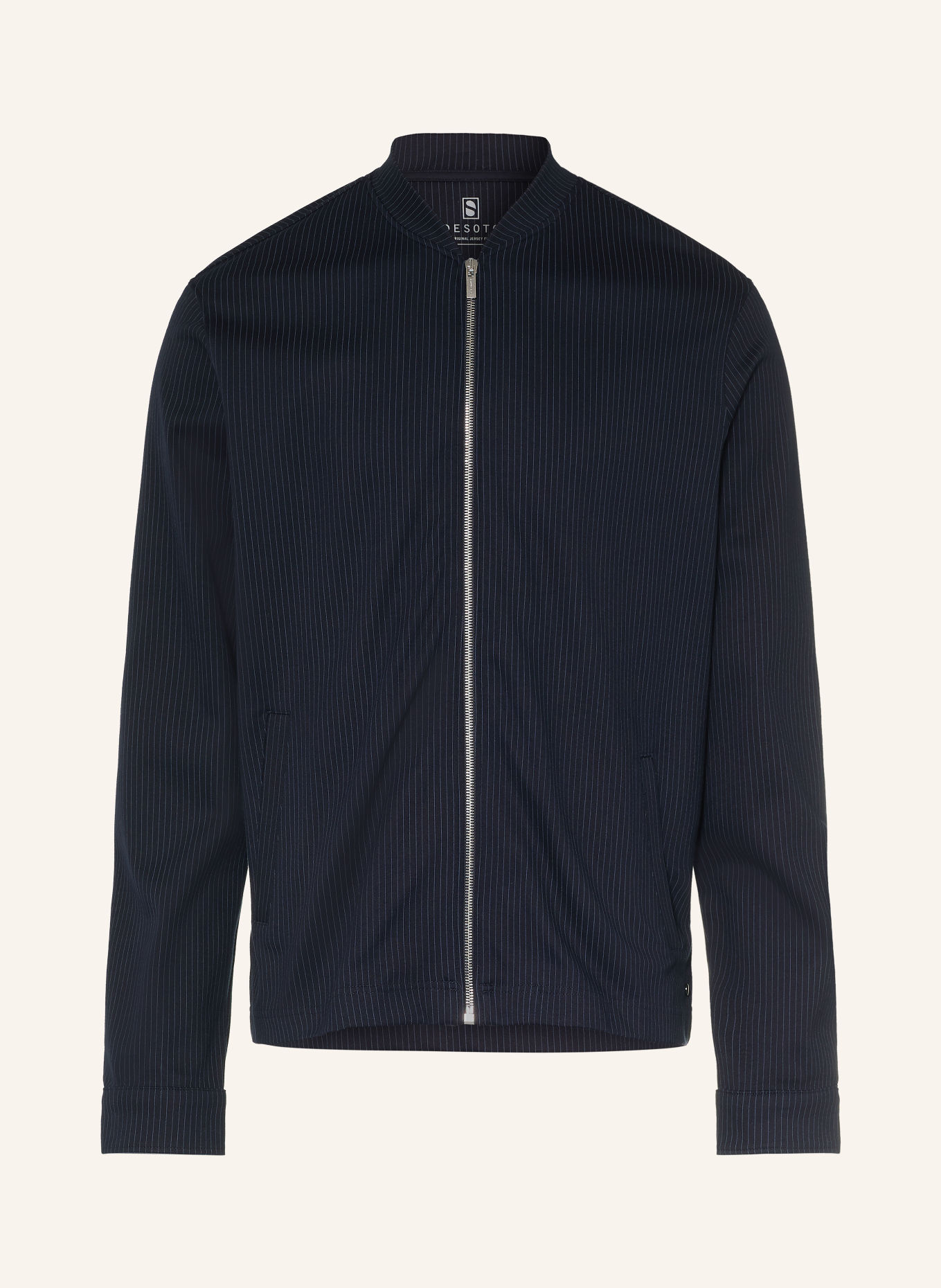 DESOTO Veste universitaire: BLEU FONCÉ / GRIS CLAIR
