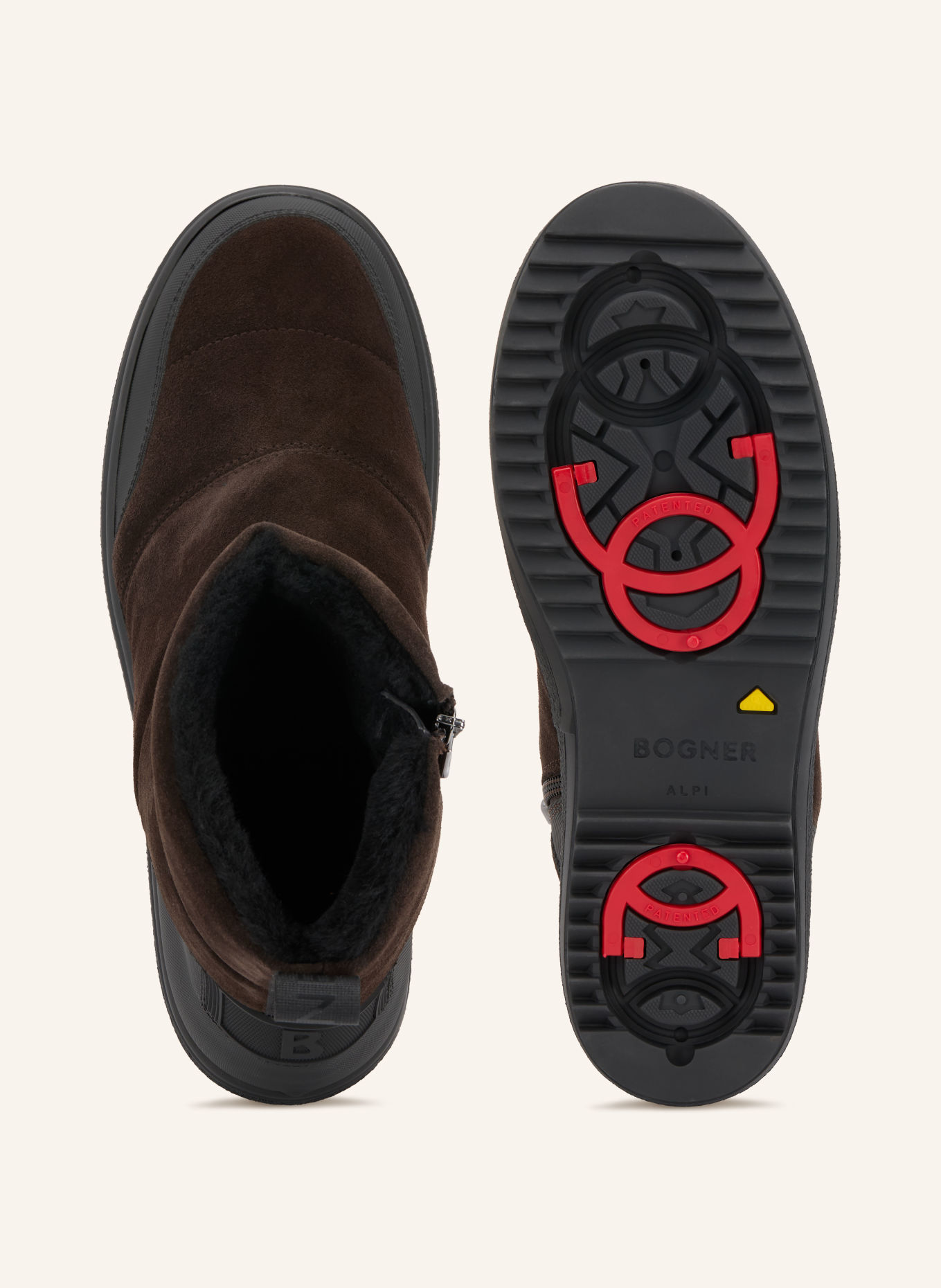 BOGNER Boots ANCHORAGE: MARRON FONCÉ