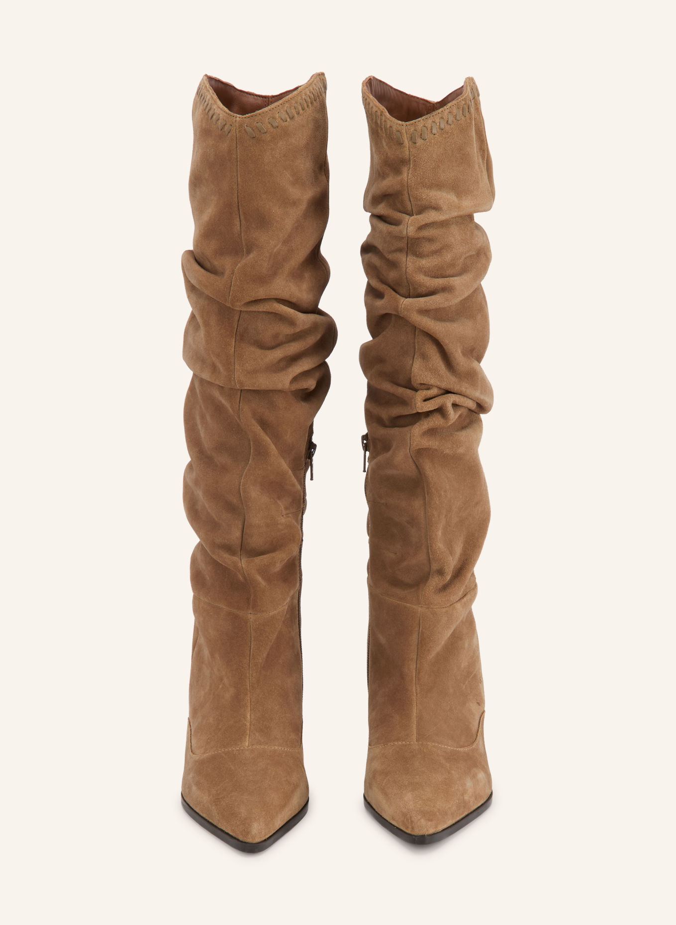 BRONX Kozaki NEW-SUTTON: CAMELOWY