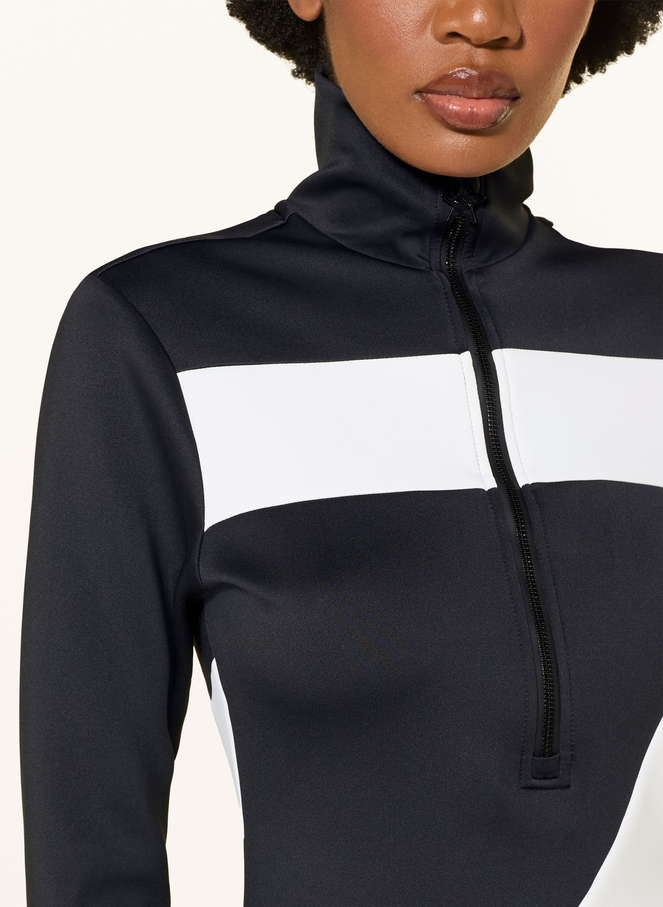 GOLDBERGH KANJI Functional Shirt: BLACK / WHITE