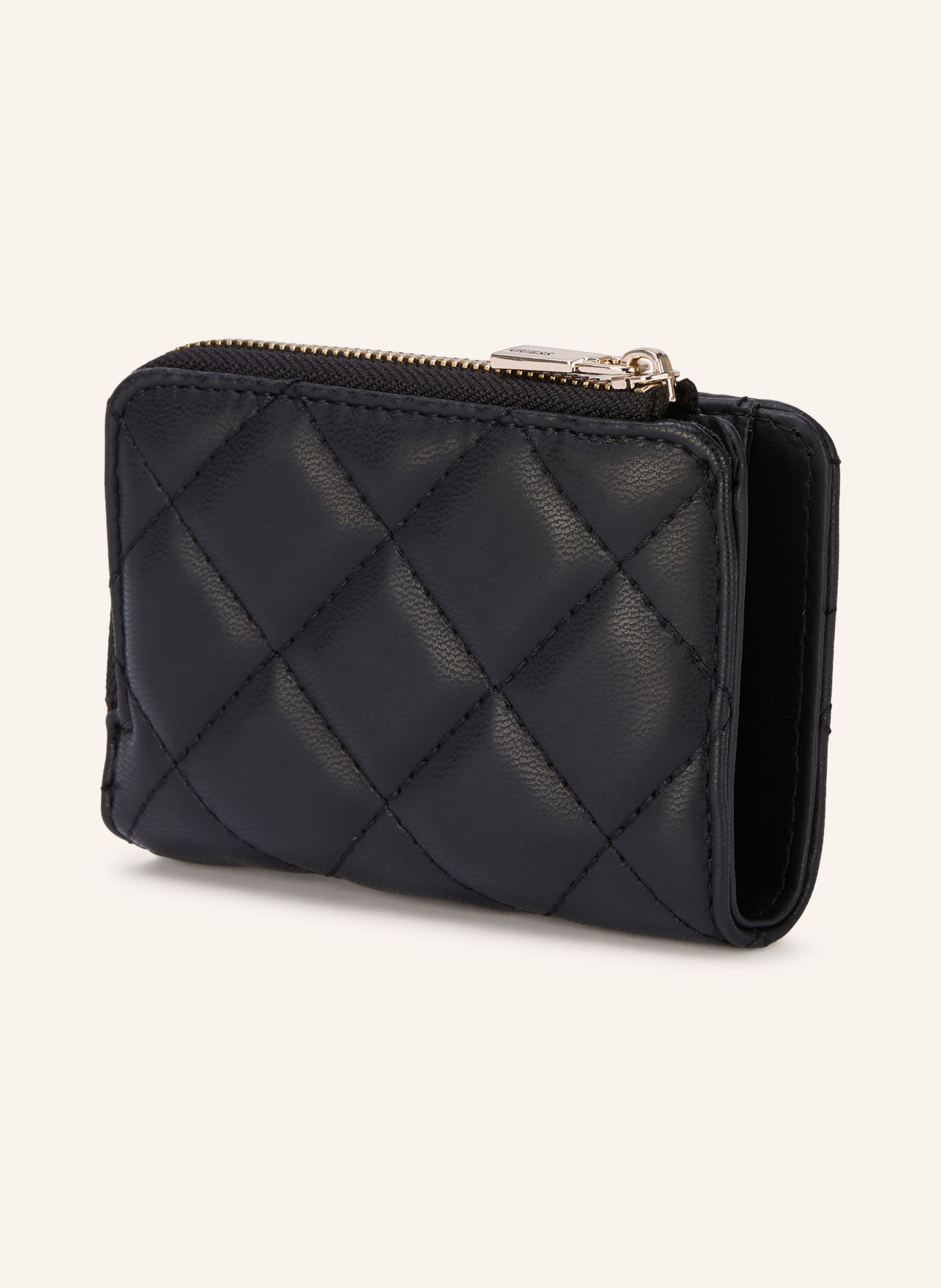 GUESS Portemonnee JULIET: ZWART / GOUD