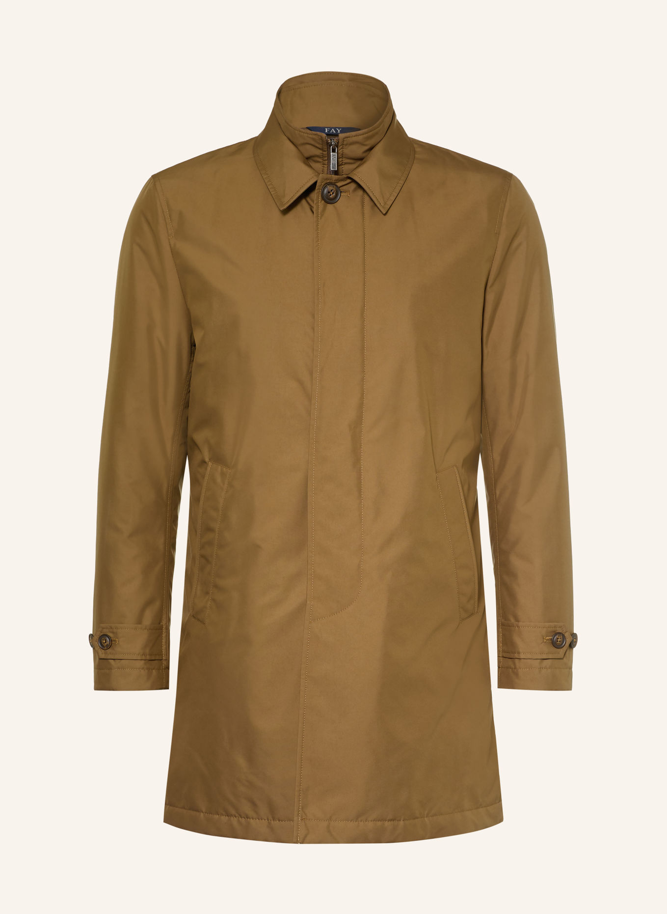 Fay Coat: COGNAC