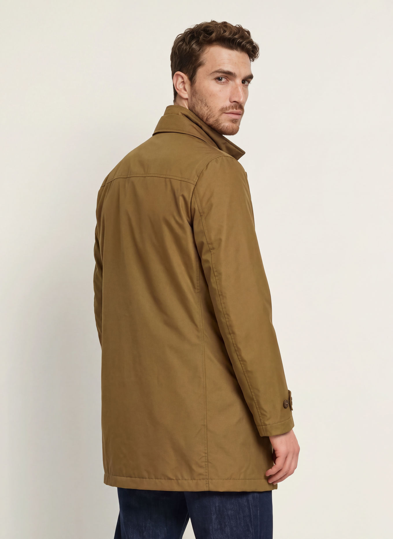 Fay Coat: COGNAC