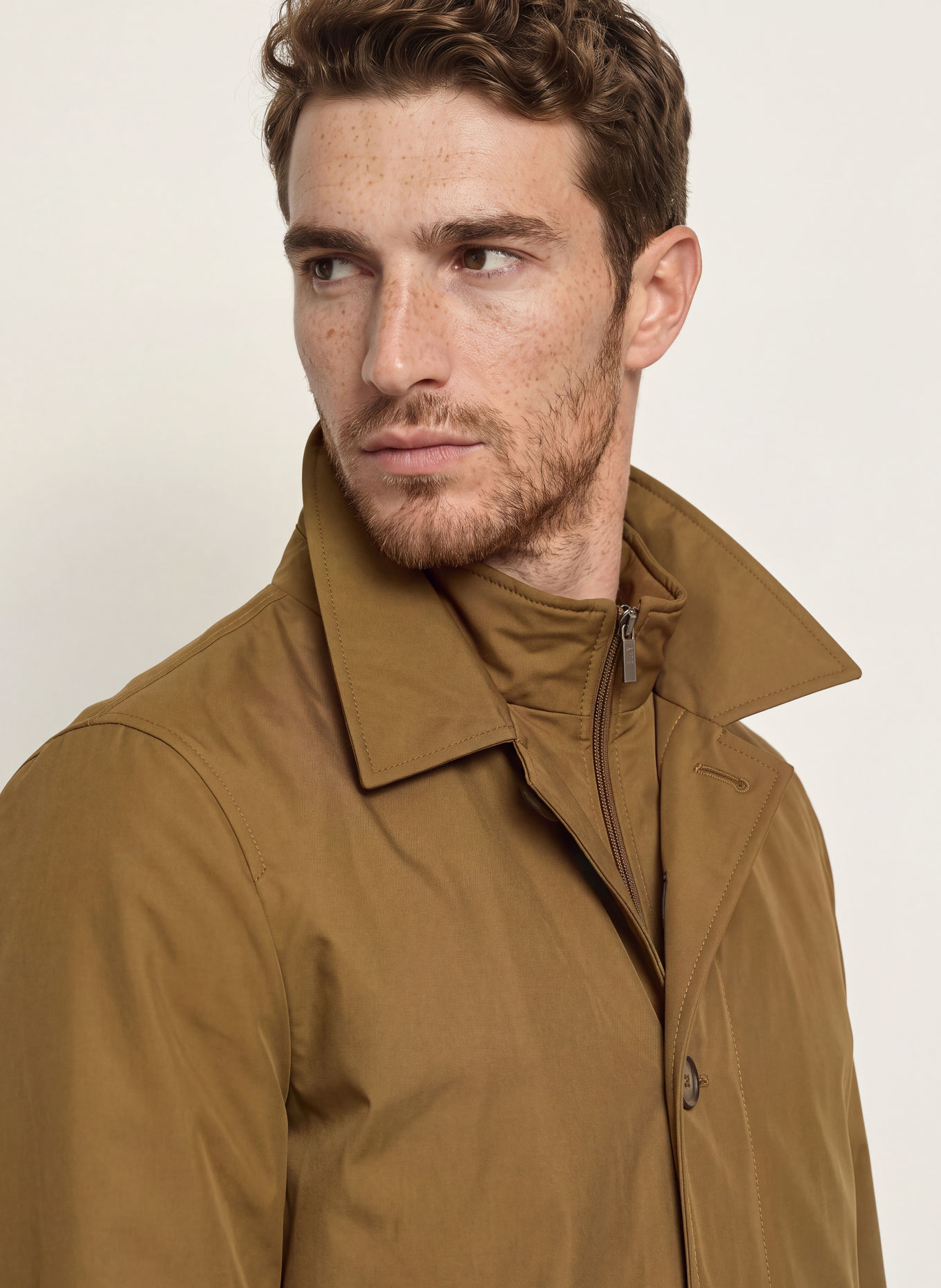Fay Coat: COGNAC