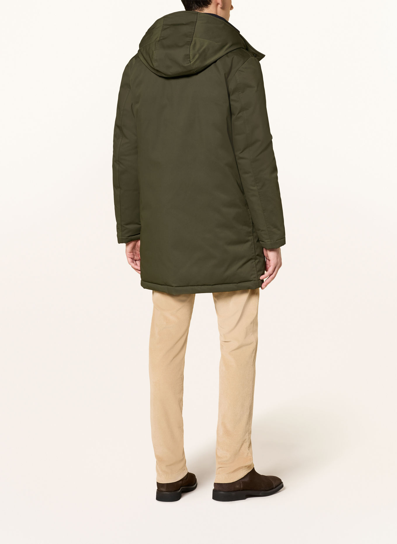 Fay Parka: DARK GREEN