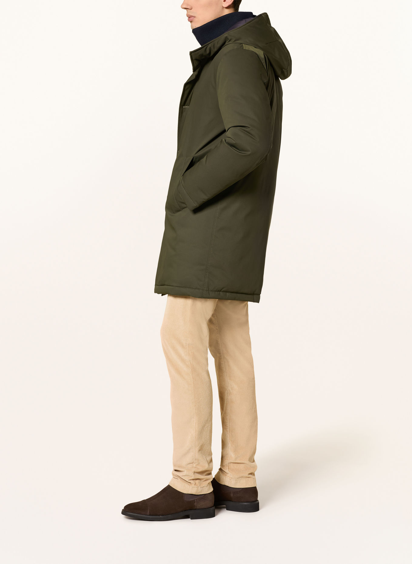 Fay Parka: DARK GREEN