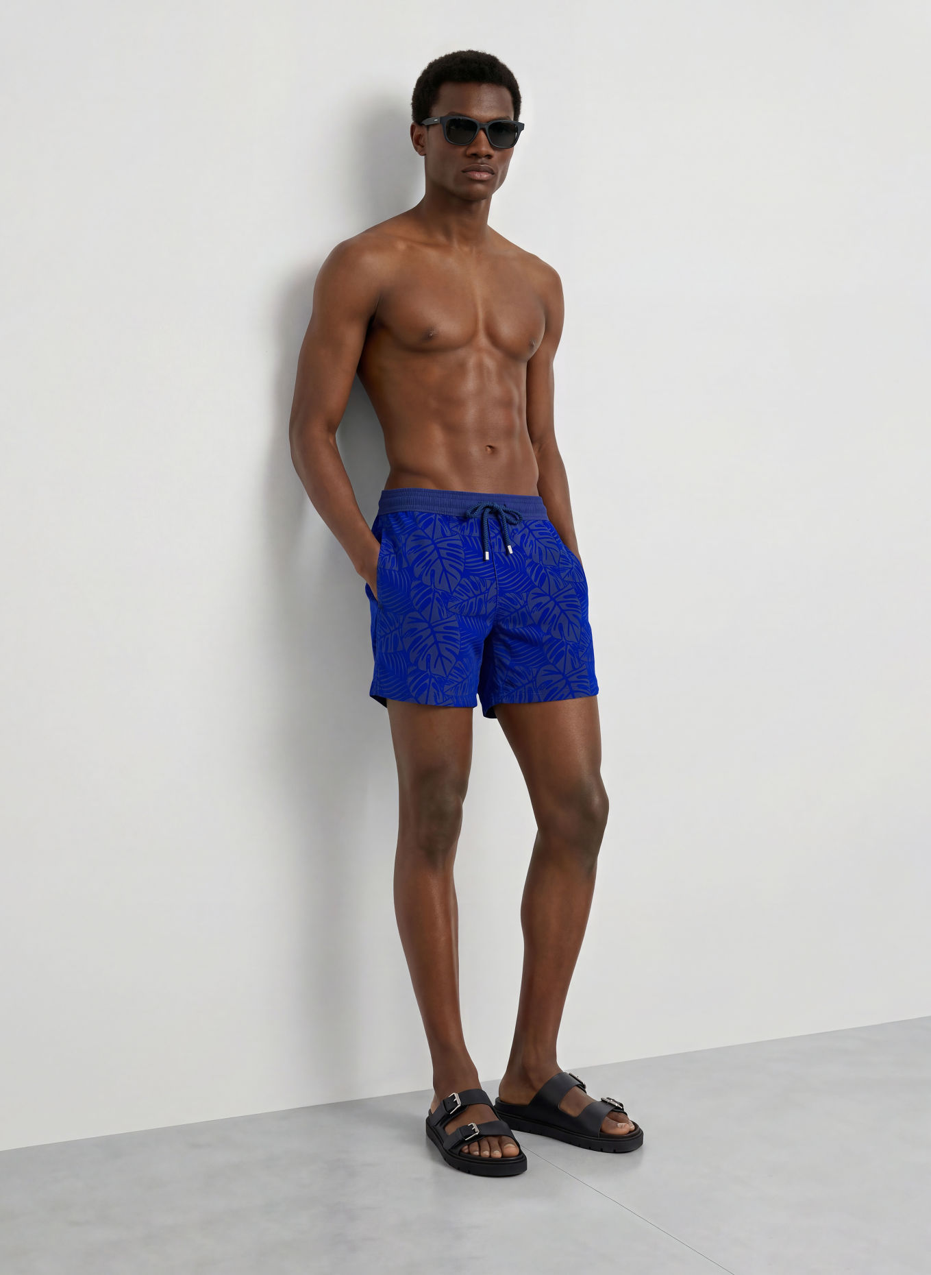 VILEBREQUIN Badeshorts MOOREA: BLAU