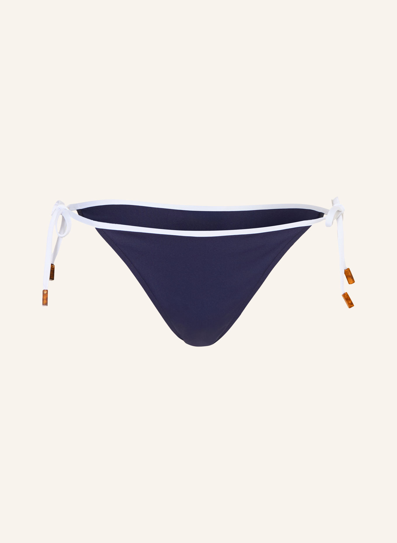 VILEBREQUIN FLORE Triangle bikini bottoms: DARK BLUE / WHITE