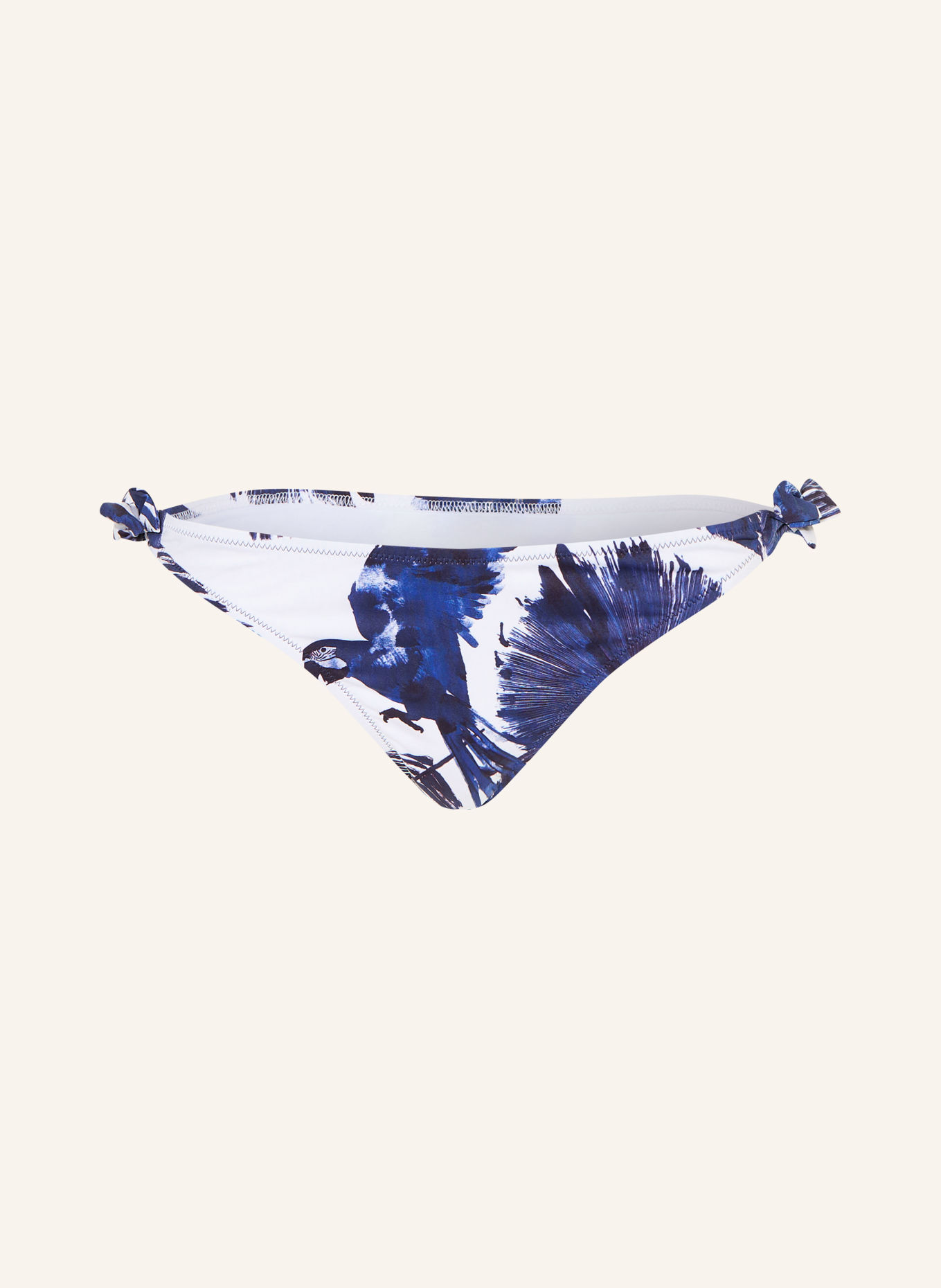 VILEBREQUIN FLAMME Triangle bikini bottoms: DARK BLUE / WHITE