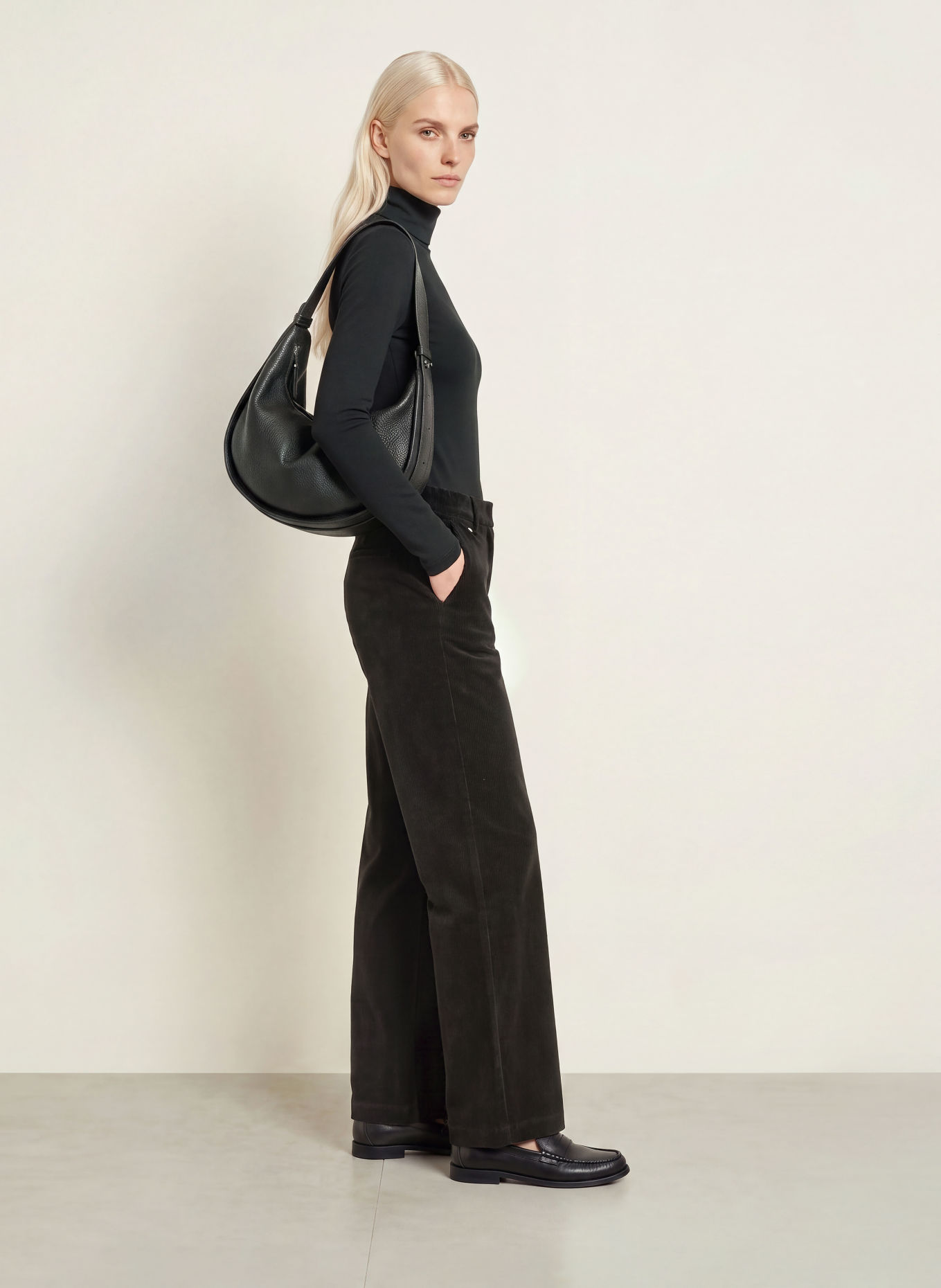 BRAX Corduroy Pants STYLE MAINE: BLACK