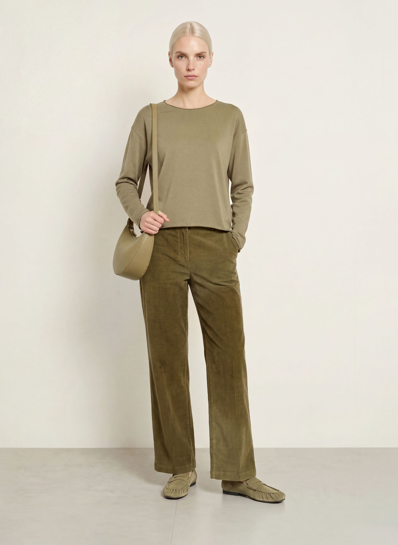BRAX Corduroy Pants STYLE MAINE: KHAKI