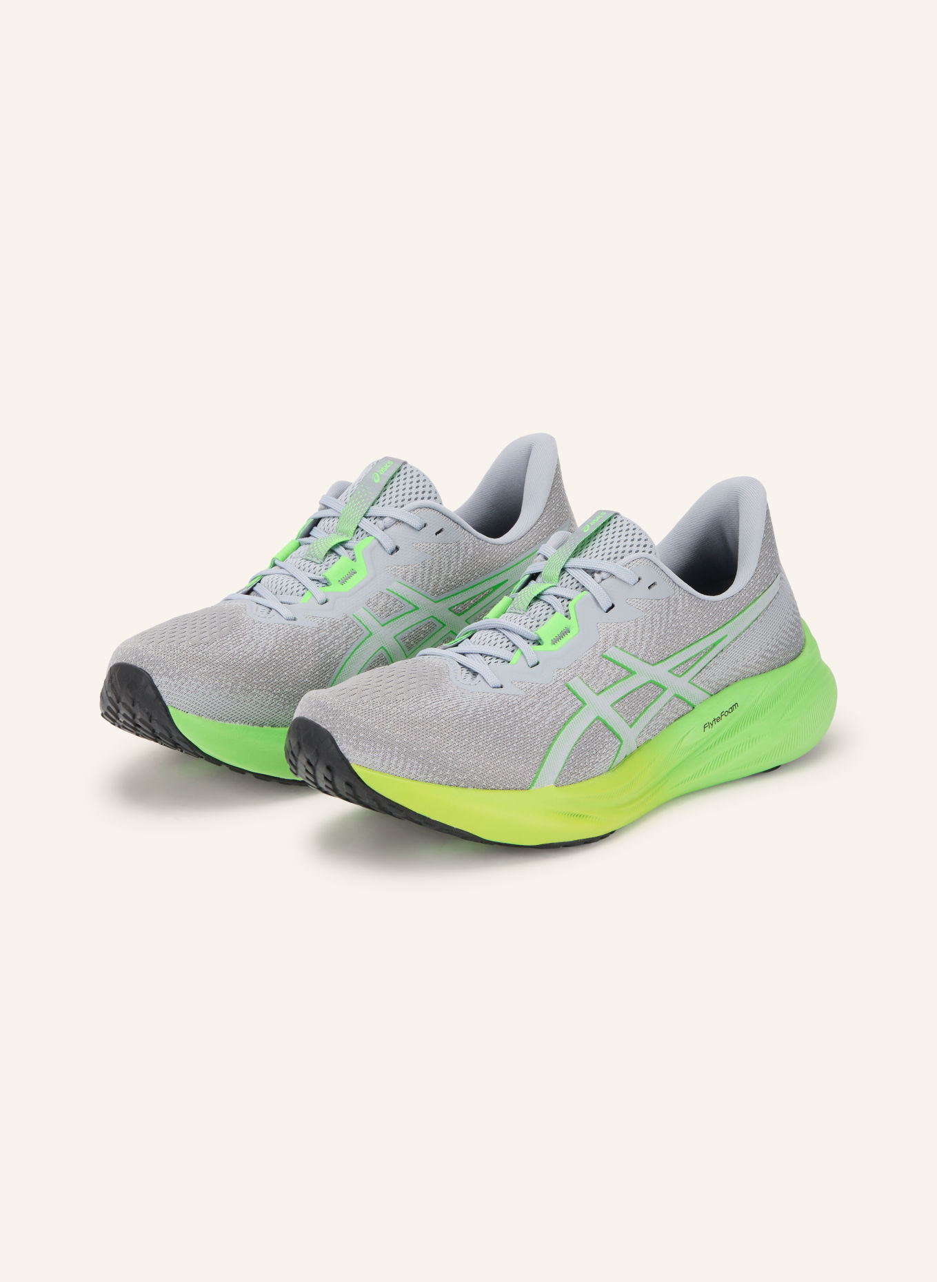 ASICS GEL-YASURA Running Shoes: GRAY / NEON GREEN