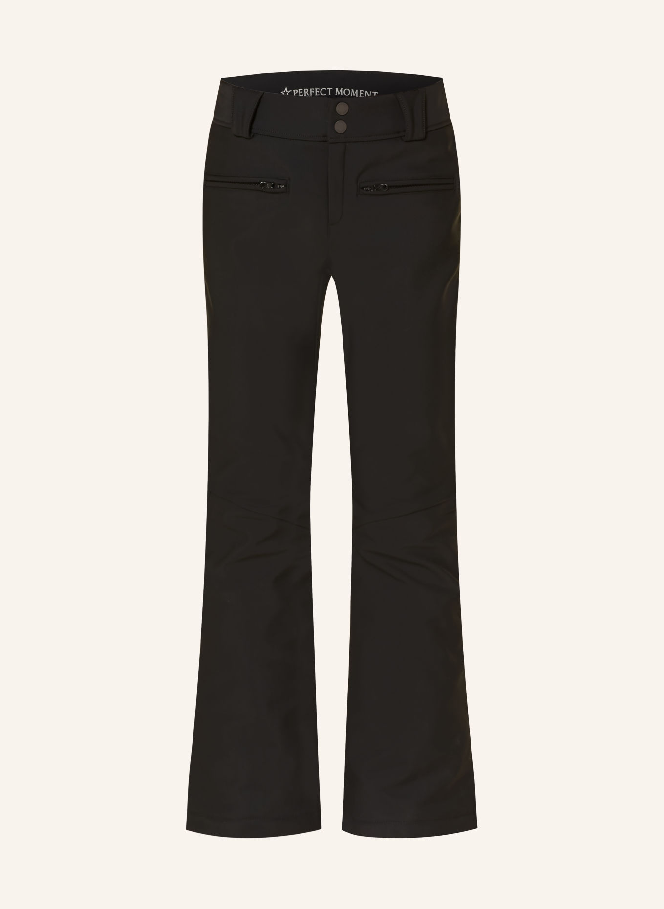 PERFECT MOMENT AURORA Softshell ski pants: BLACK