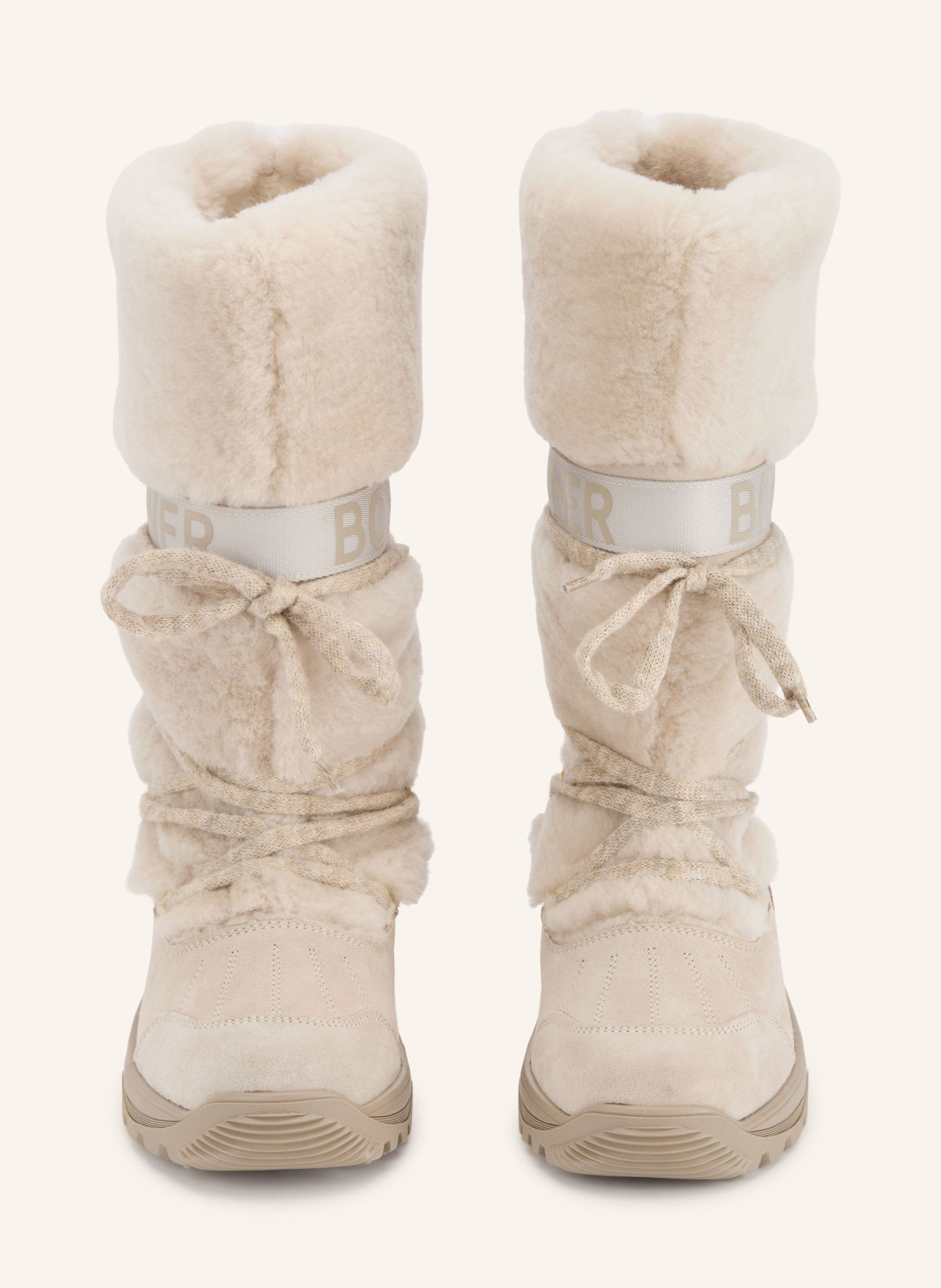 BOGNER ALTA BADIA S 8 Boots: BEIGE / CREAM
