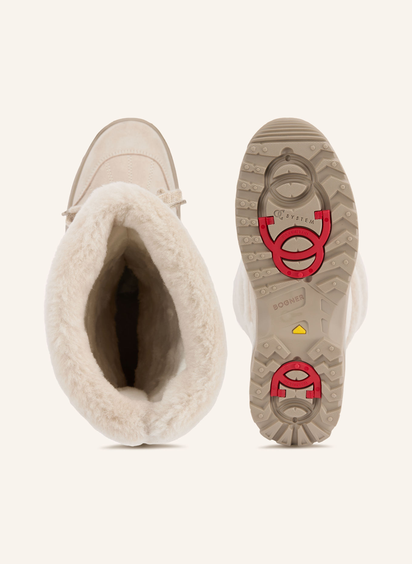 BOGNER ALTA BADIA S 8 Boots: BEIGE / CREAM