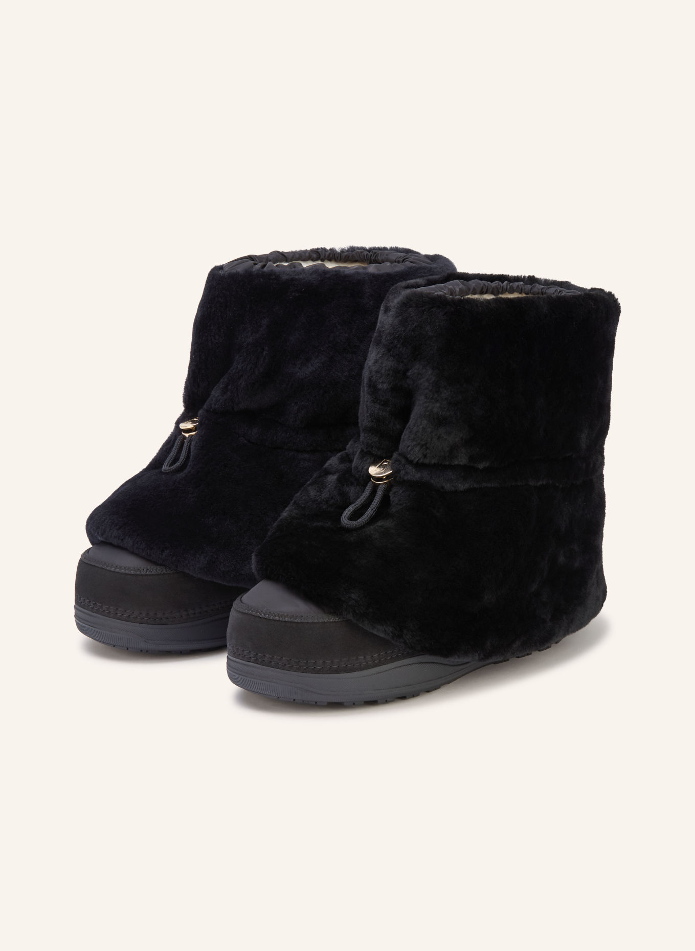 BOGNER LA PLAGNE Boots with Faux Fur: BLACK