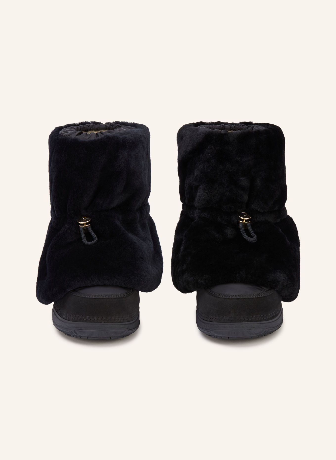 BOGNER LA PLAGNE Boots with Faux Fur: BLACK