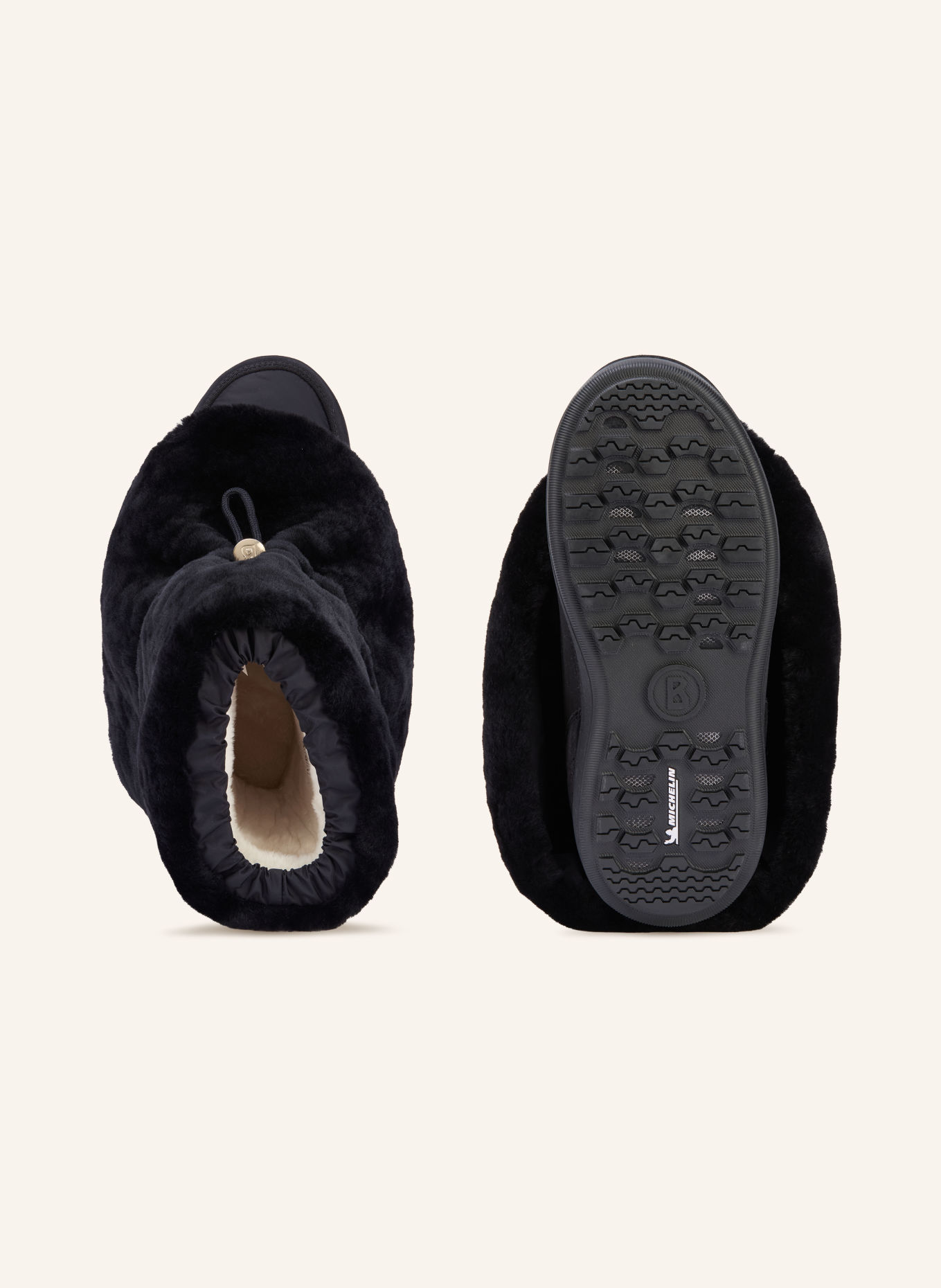BOGNER LA PLAGNE Boots with Faux Fur: BLACK