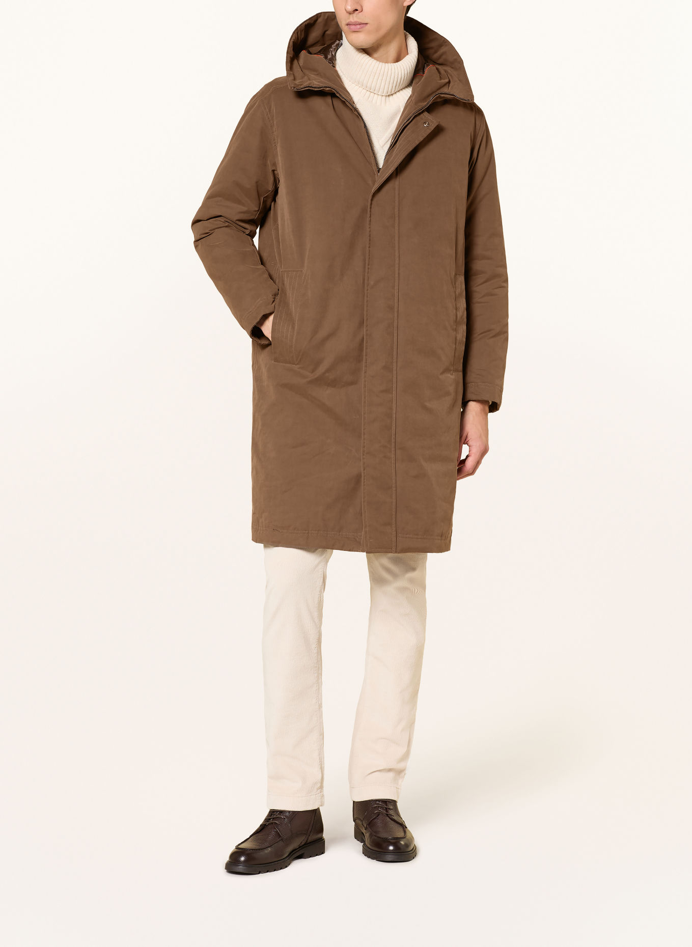 HERNO Daunenparka: TAUPE