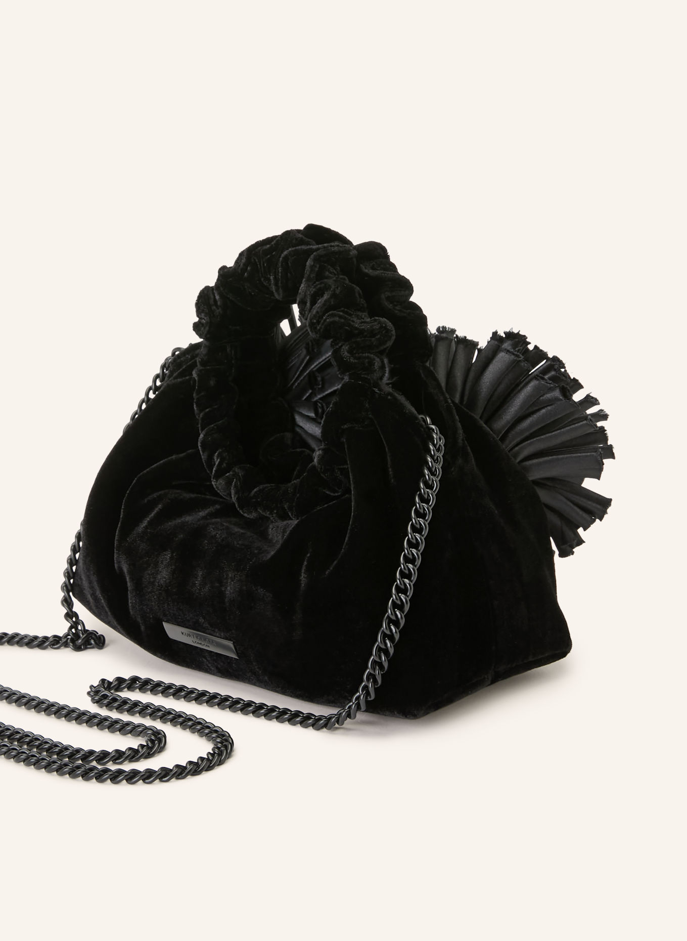 KURT GEIGER POM MINI Handbag: BLACK