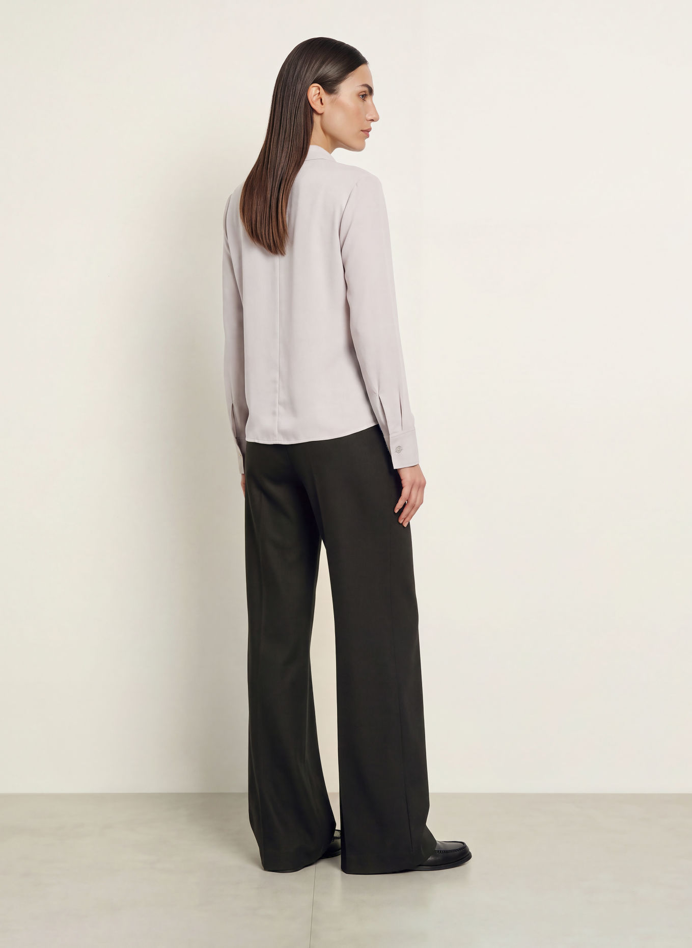 Calvin Klein Schluppenbluse: HELLGRAU