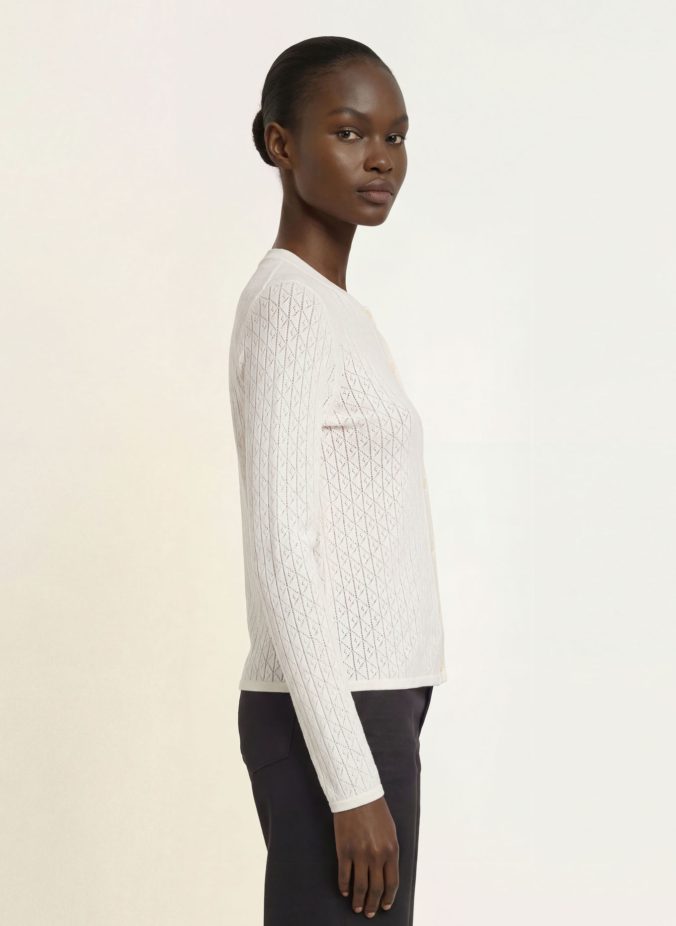 Calvin Klein Cardigan: CREAM