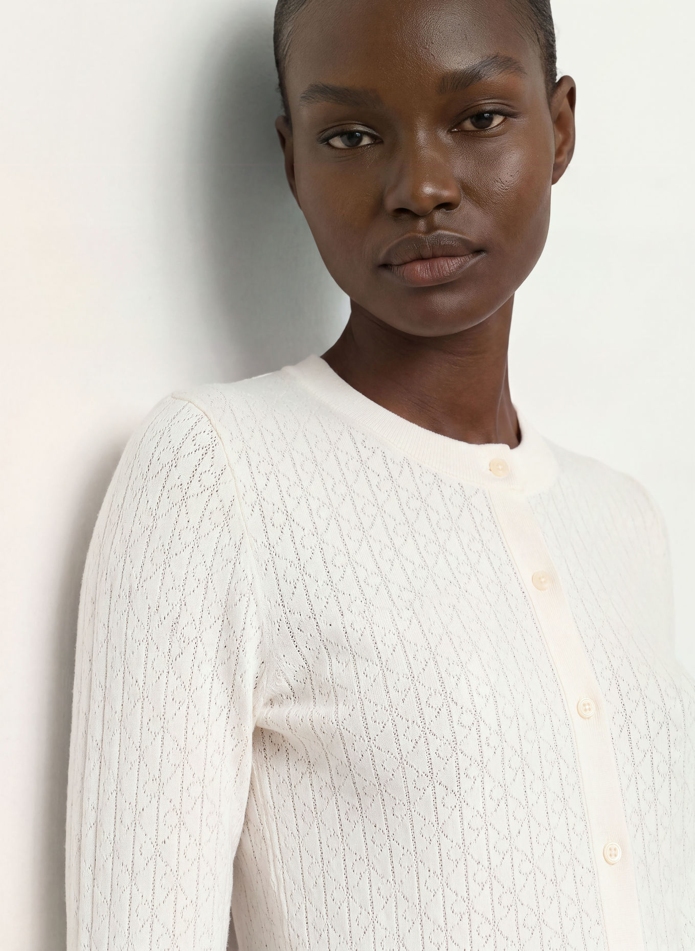 Calvin Klein Cardigan: CREAM