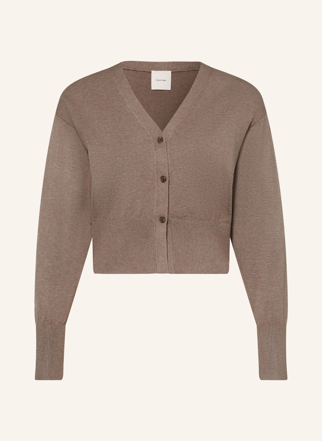 Calvin Klein Cardigan: TAUPE