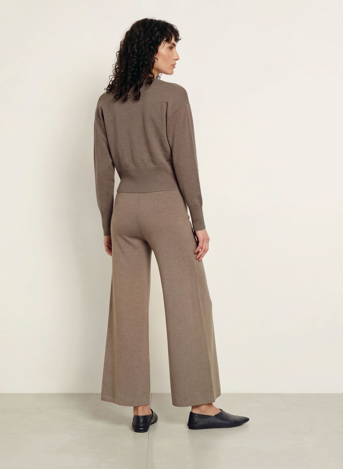 Calvin Klein Knit Pants: TAUPE