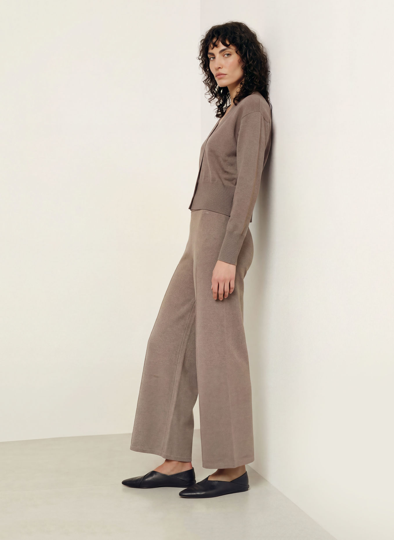 Calvin Klein Knit Pants: TAUPE