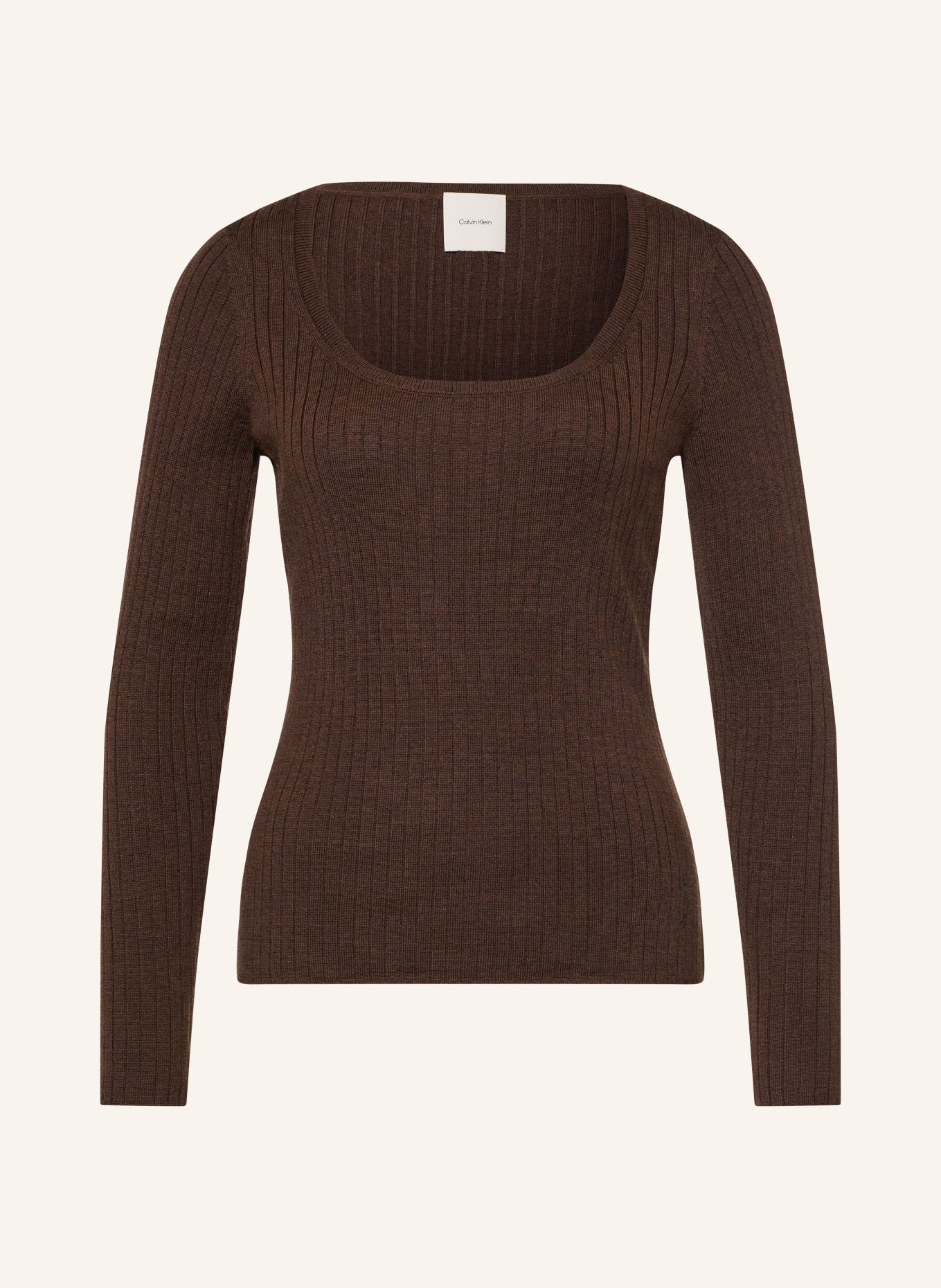 Calvin Klein Sweater: DARK BROWN