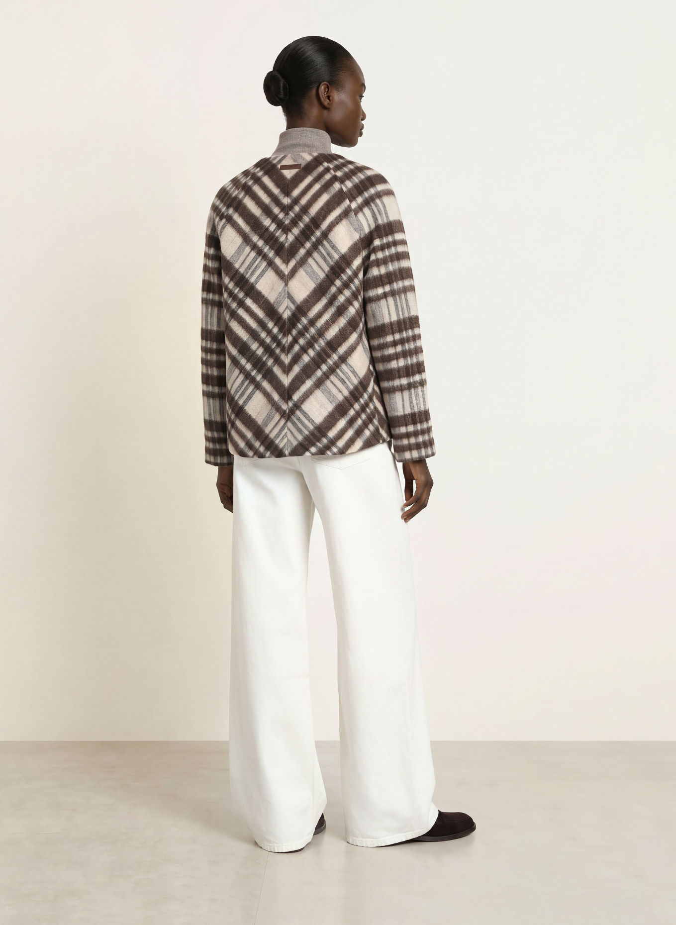 Calvin Klein Jacket: DARK BROWN / BEIGE / DARK GRAY