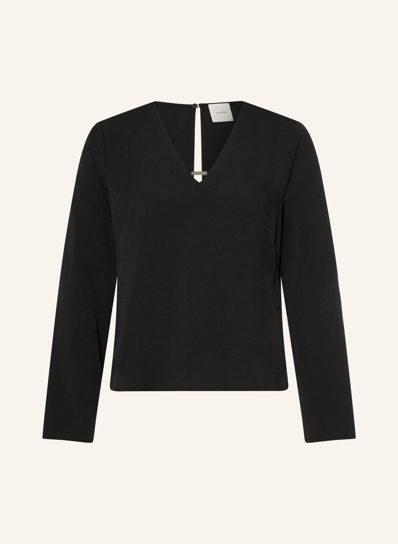 Calvin Klein Shirt blouse: BLACK