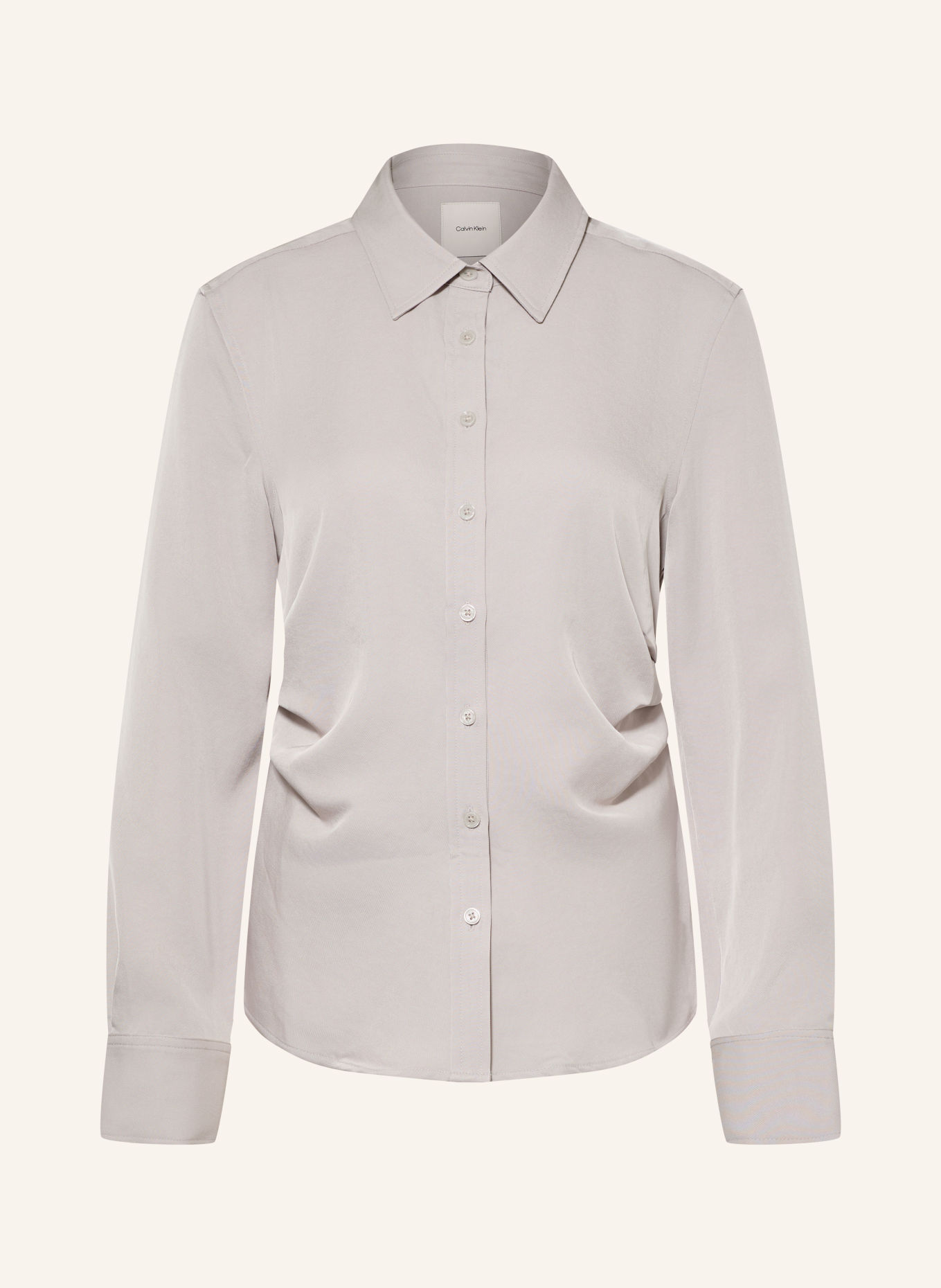 Calvin Klein Shirt blouse: LIGHT GRAY