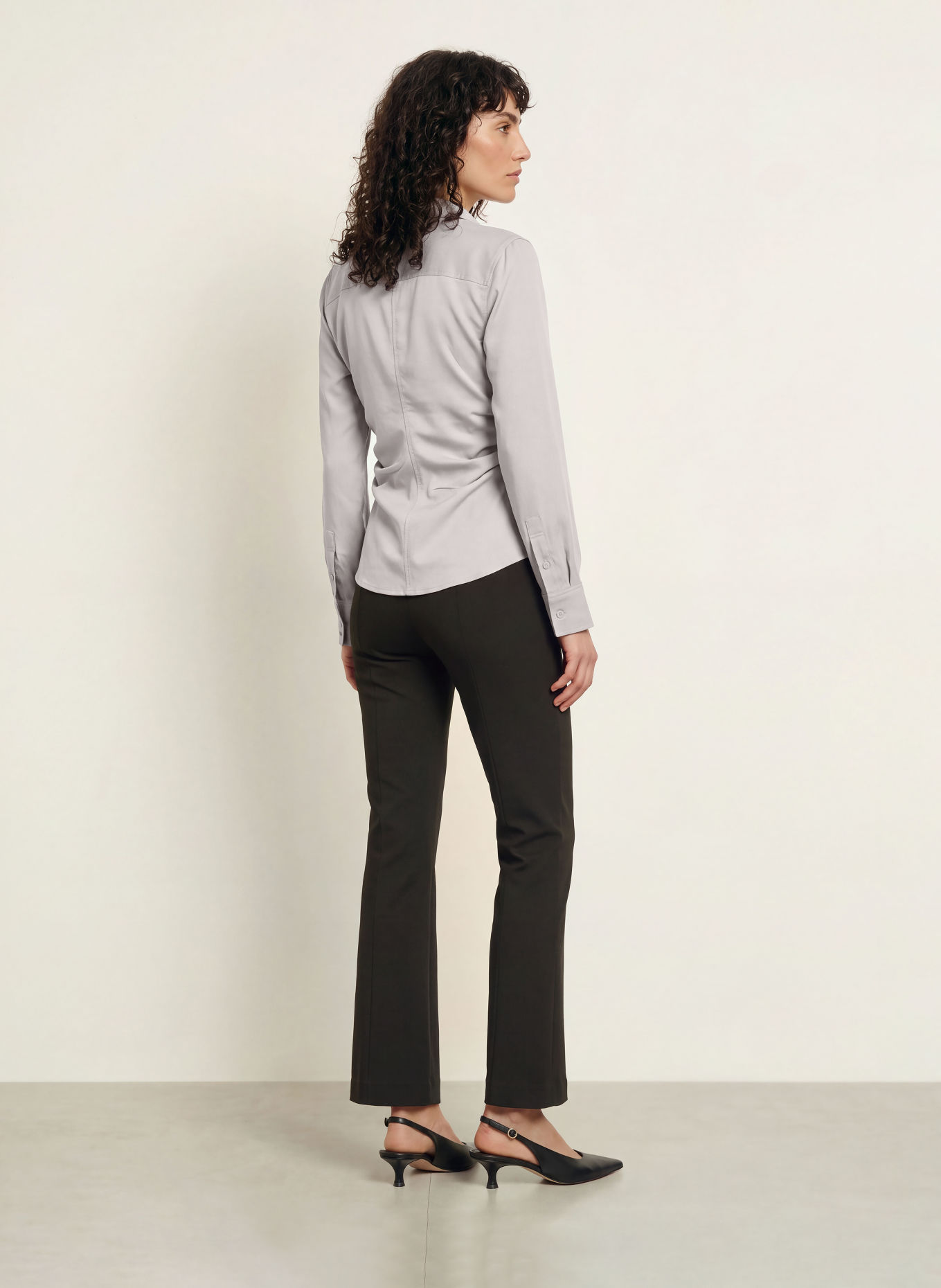 Calvin Klein Shirt blouse: LIGHT GRAY