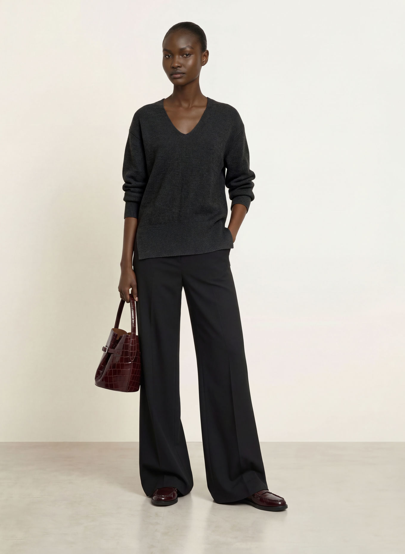 Calvin Klein Sweater: DARK GRAY