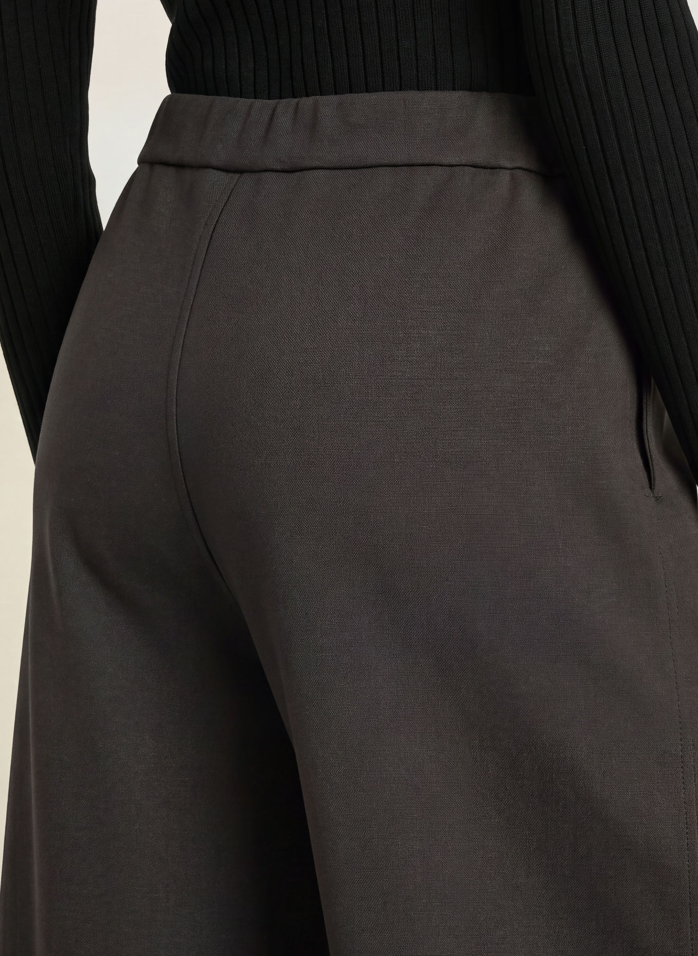 Calvin Klein Pantaloni Marlene SPACER: NEGRU