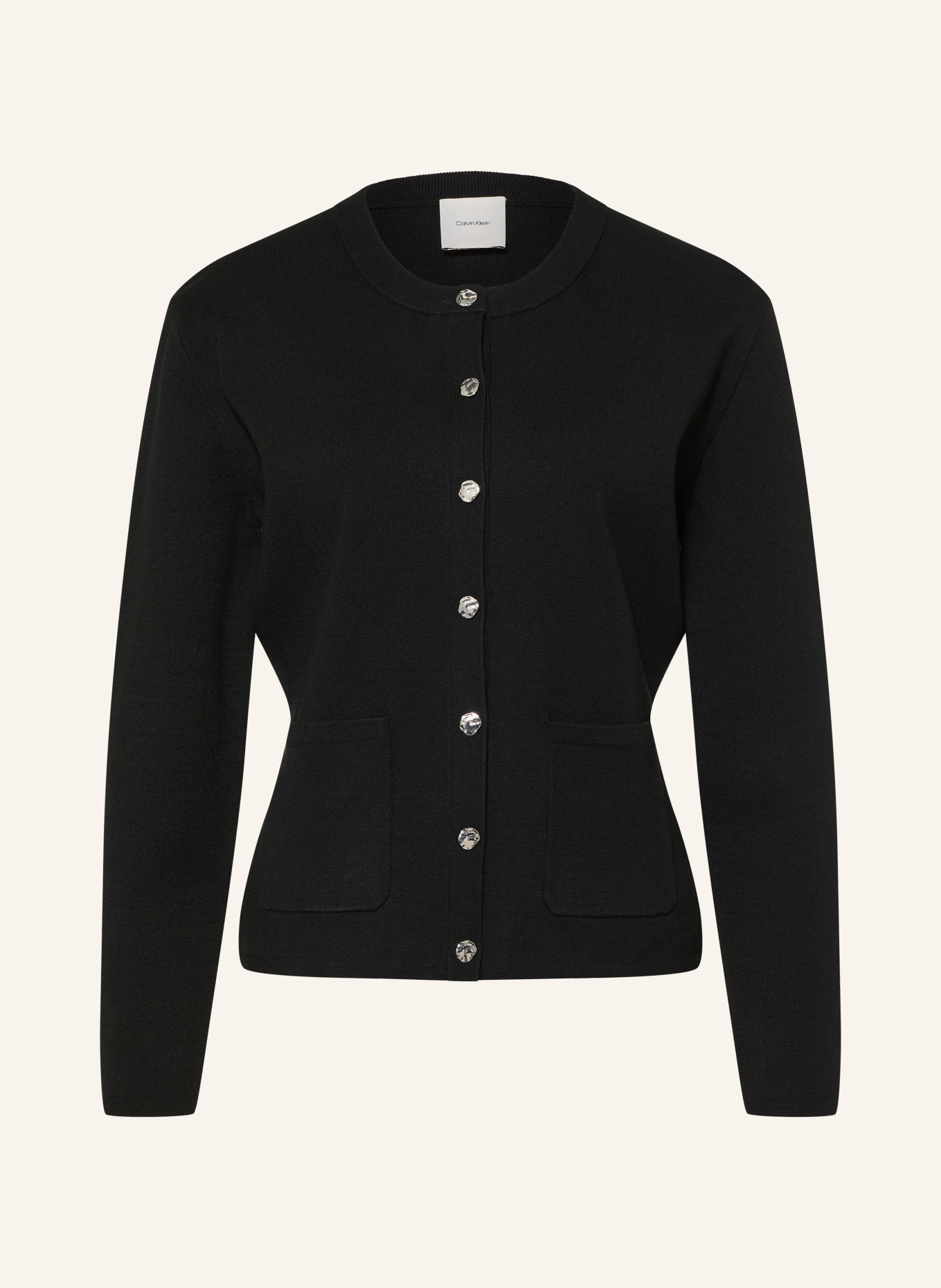 Calvin Klein Cardigan: BLACK