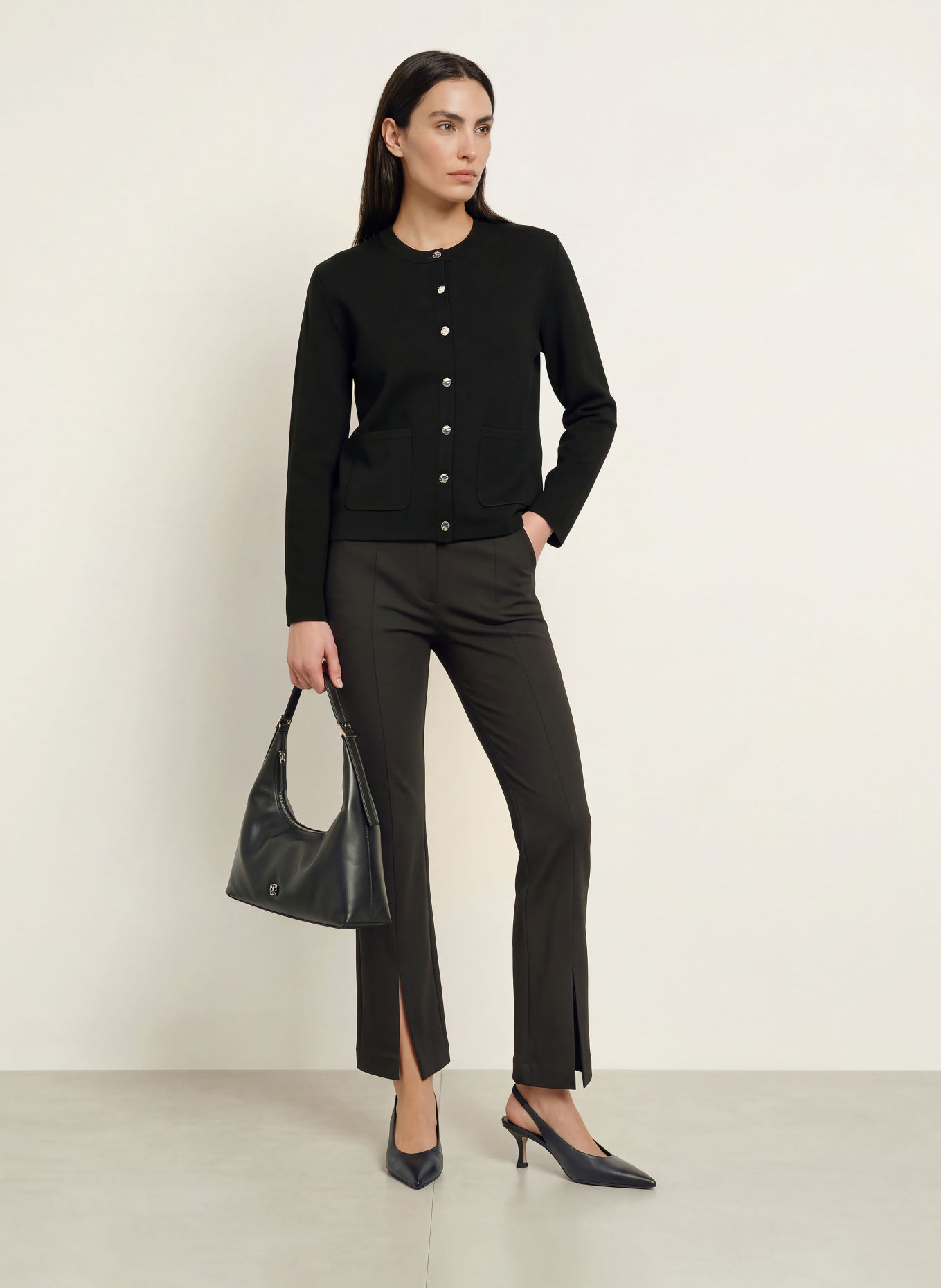 Calvin Klein Cardigan: BLACK